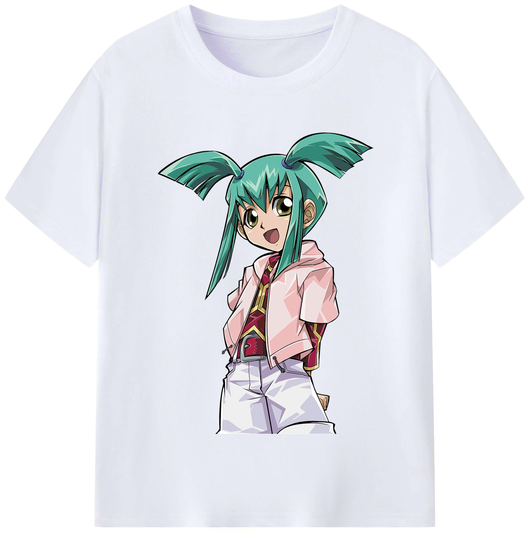 （画像用） 遊☆戯☆王 Yu-Gi-Oh! レディースカジュアルプリントTシャツ（綿100％）