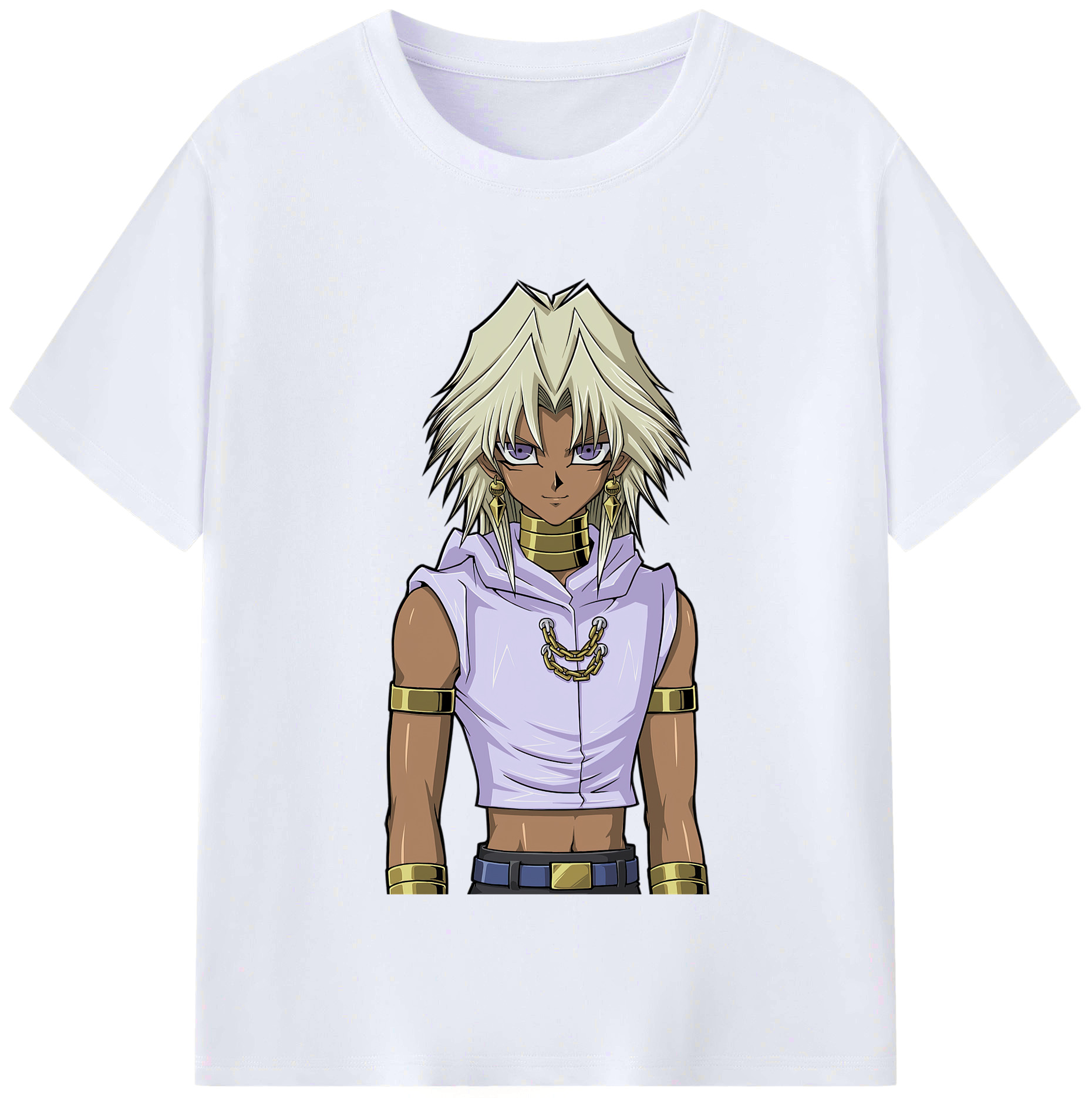 （画像用） 遊☆戯☆王 Yu-Gi-Oh! レディースカジュアルプリントTシャツ（綿100％）