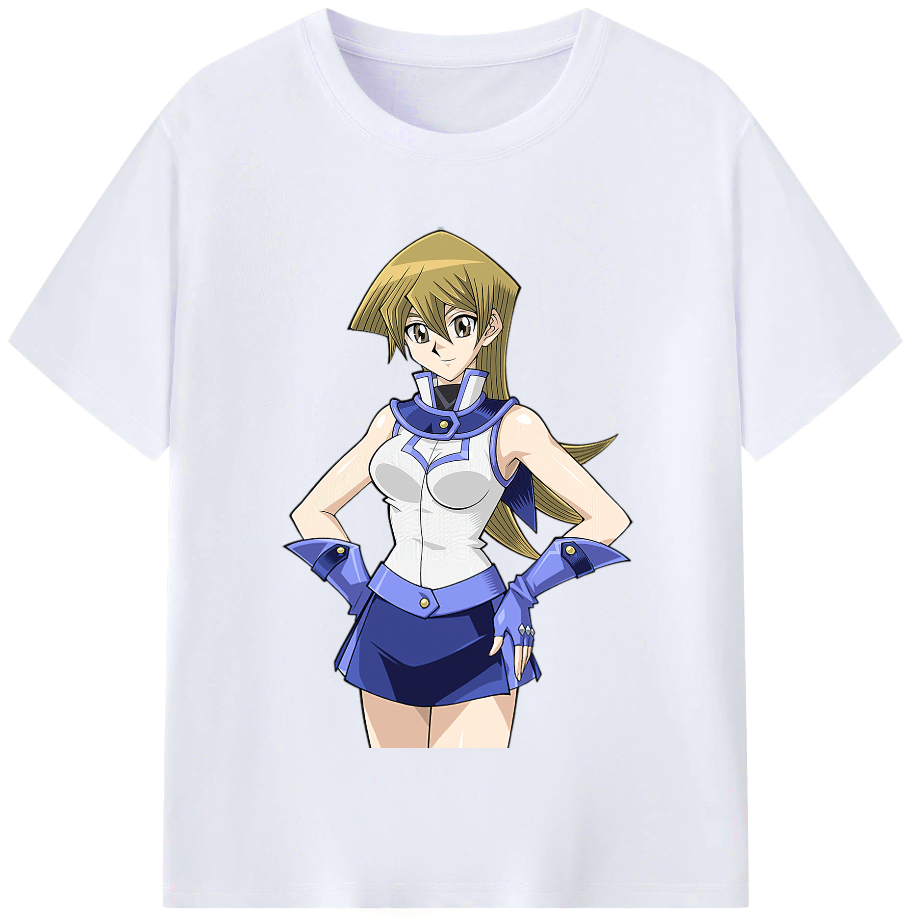 （画像用） 遊☆戯☆王 Yu-Gi-Oh! レディースカジュアルプリントTシャツ（綿100％）