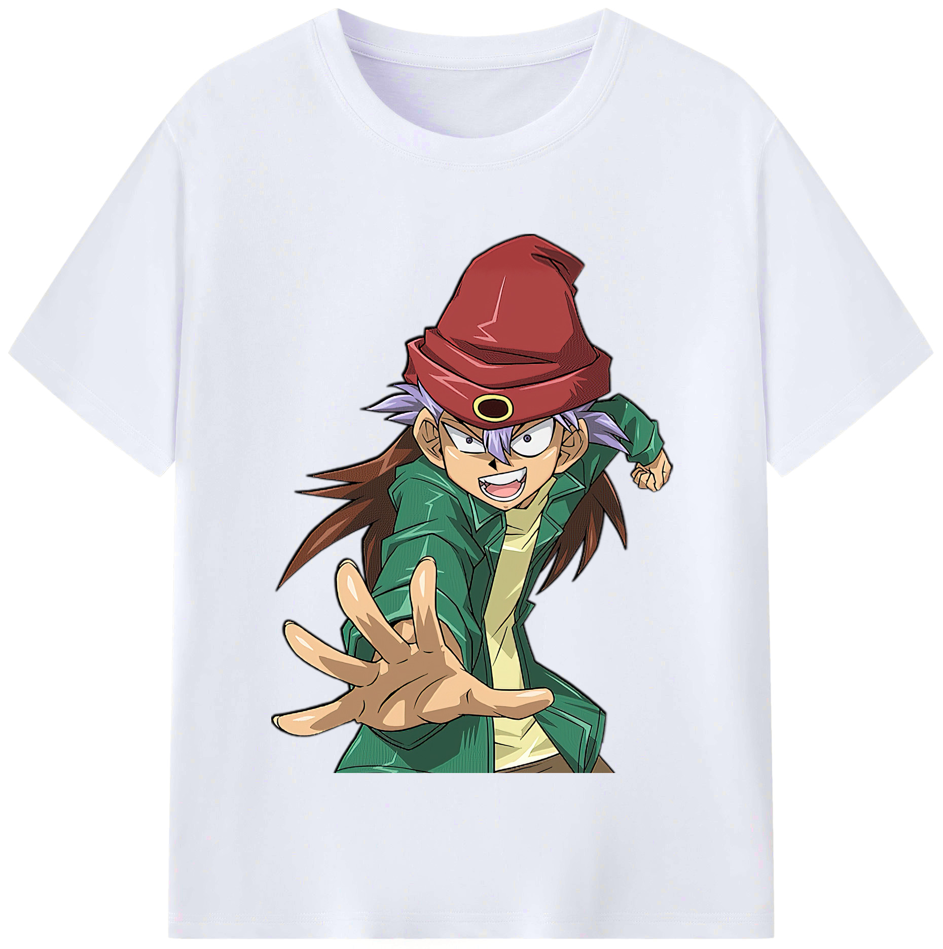 （画像用） 遊☆戯☆王 Yu-Gi-Oh! レディースカジュアルプリントTシャツ（綿100％）