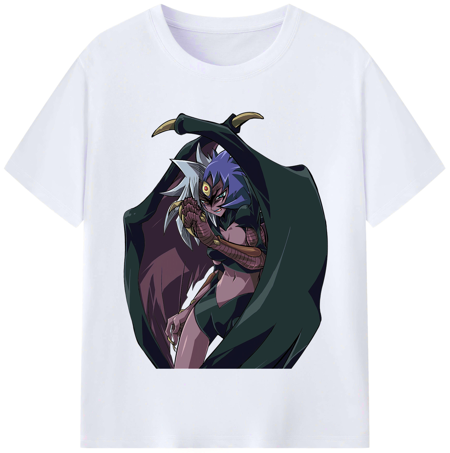 （画像用） 遊☆戯☆王 Yu-Gi-Oh! レディースカジュアルプリントTシャツ（綿100％）