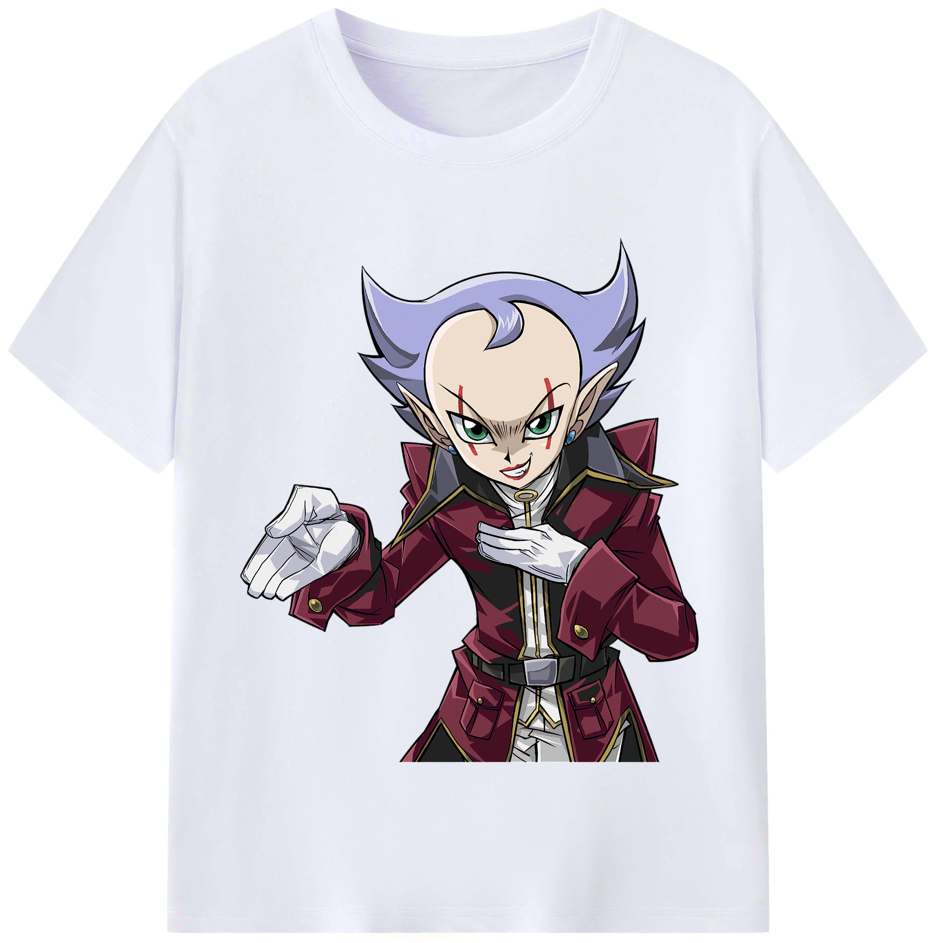 （画像用） 遊☆戯☆王 Yu-Gi-Oh! レディースカジュアルプリントTシャツ（綿100％）