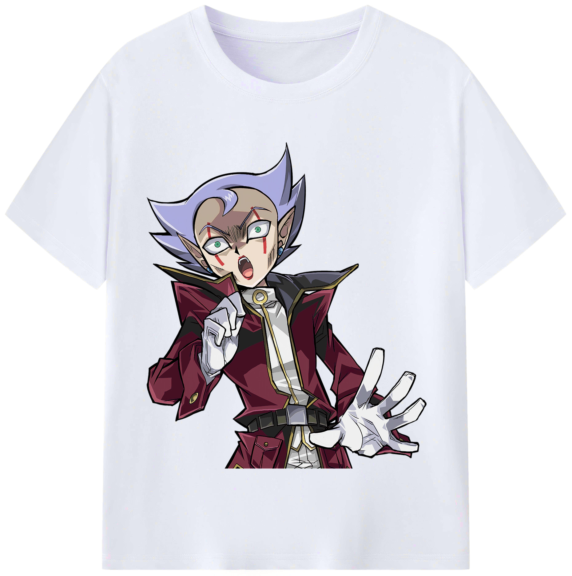 （画像用） 遊☆戯☆王 Yu-Gi-Oh! レディースカジュアルプリントTシャツ（綿100％）