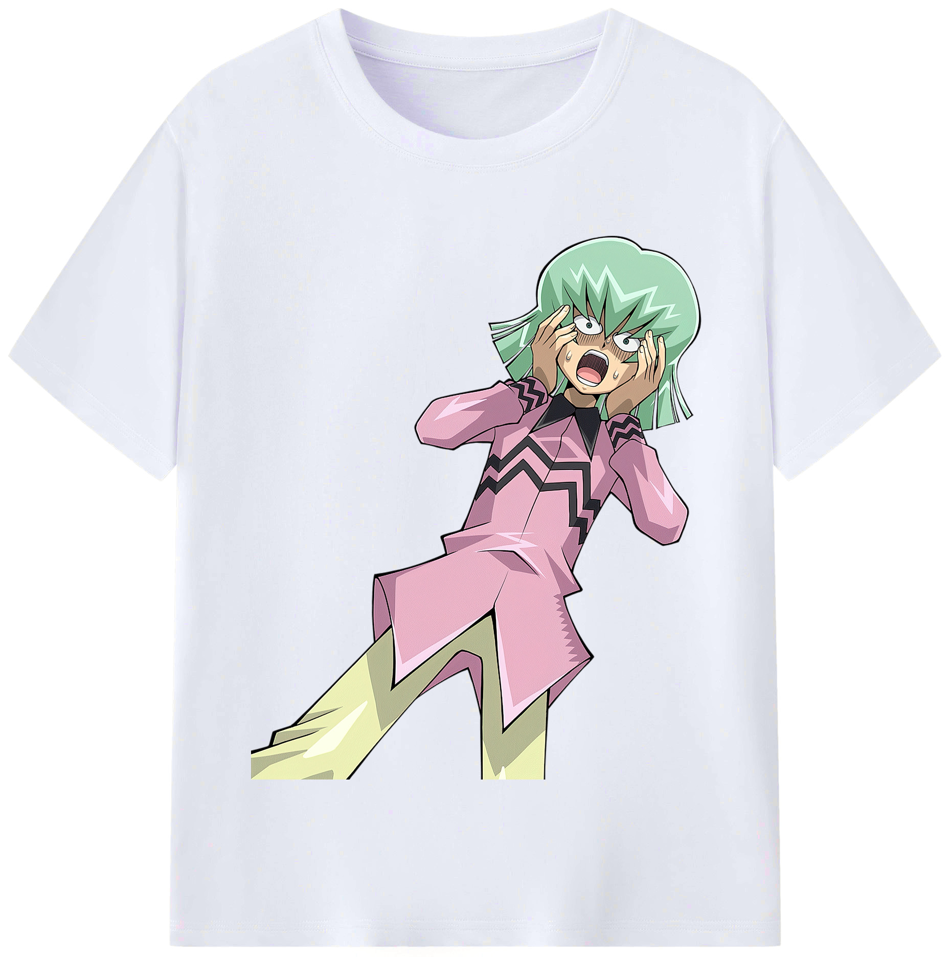 （画像用） 遊☆戯☆王 Yu-Gi-Oh! レディースカジュアルプリントTシャツ（綿100％）