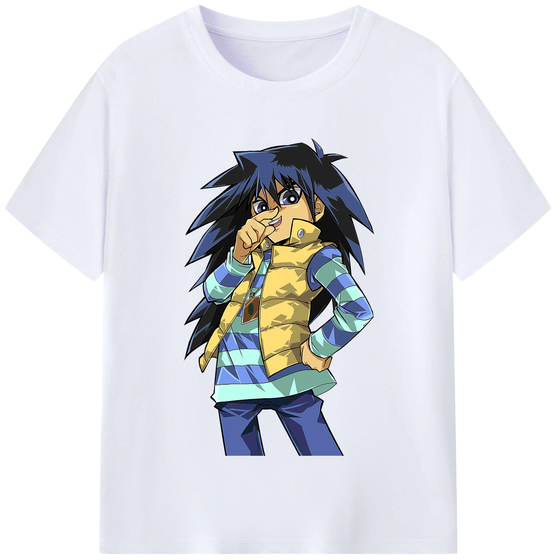 （画像用） 遊☆戯☆王 Yu-Gi-Oh! レディースカジュアルプリントTシャツ（綿100％）
