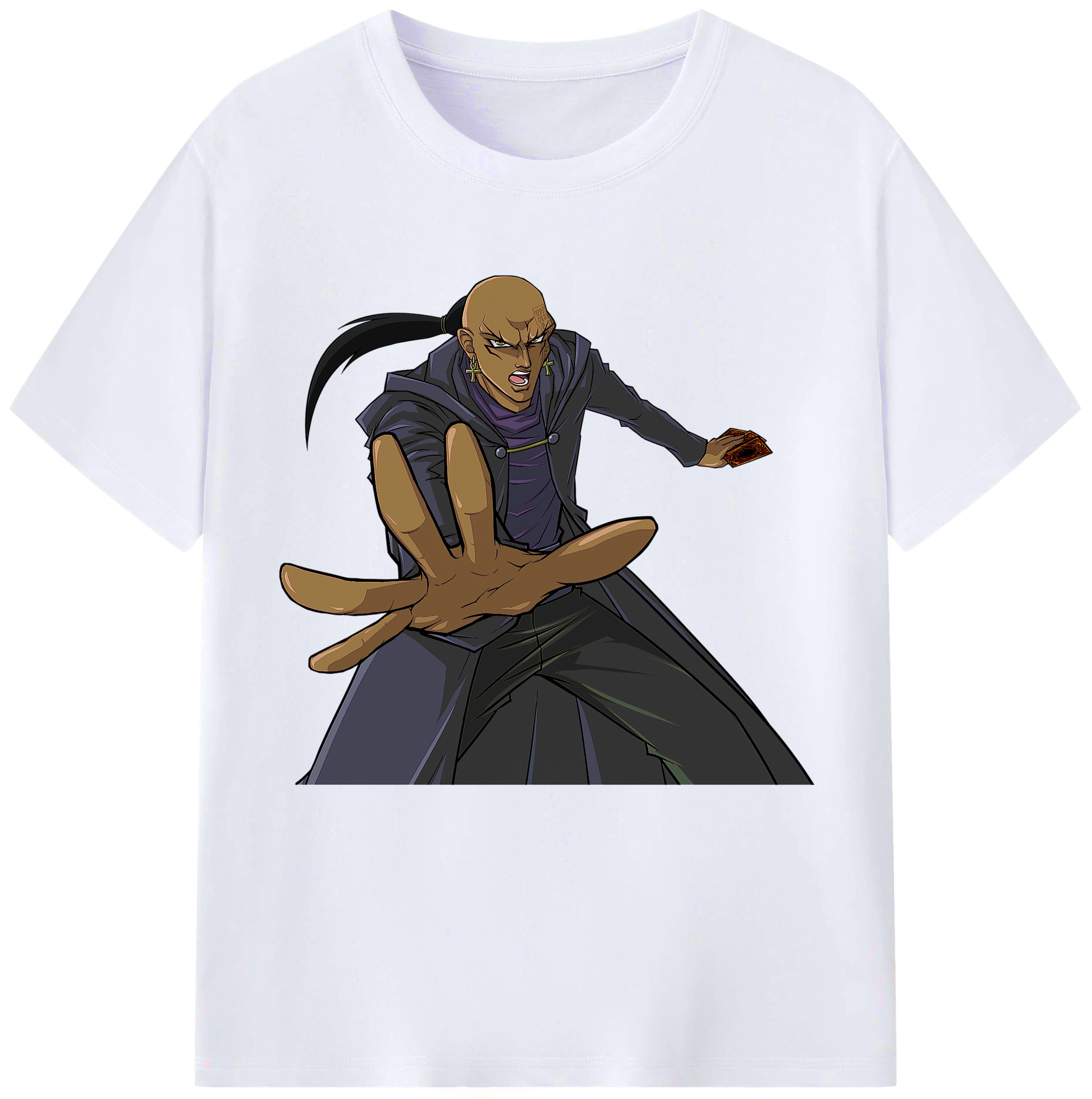 （画像用） 遊☆戯☆王 Yu-Gi-Oh! レディースカジュアルプリントTシャツ（綿100％）