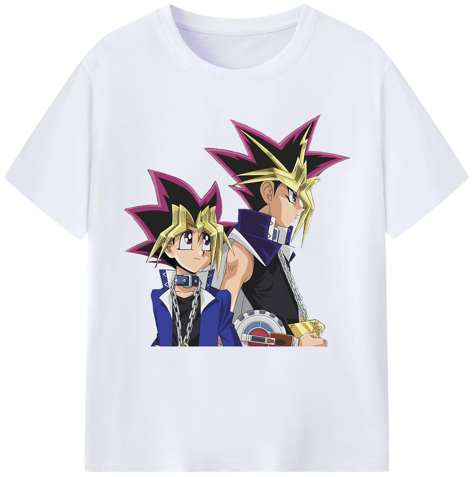（画像用） 遊☆戯☆王 Yu-Gi-Oh! レディースカジュアルプリントTシャツ（綿100％）