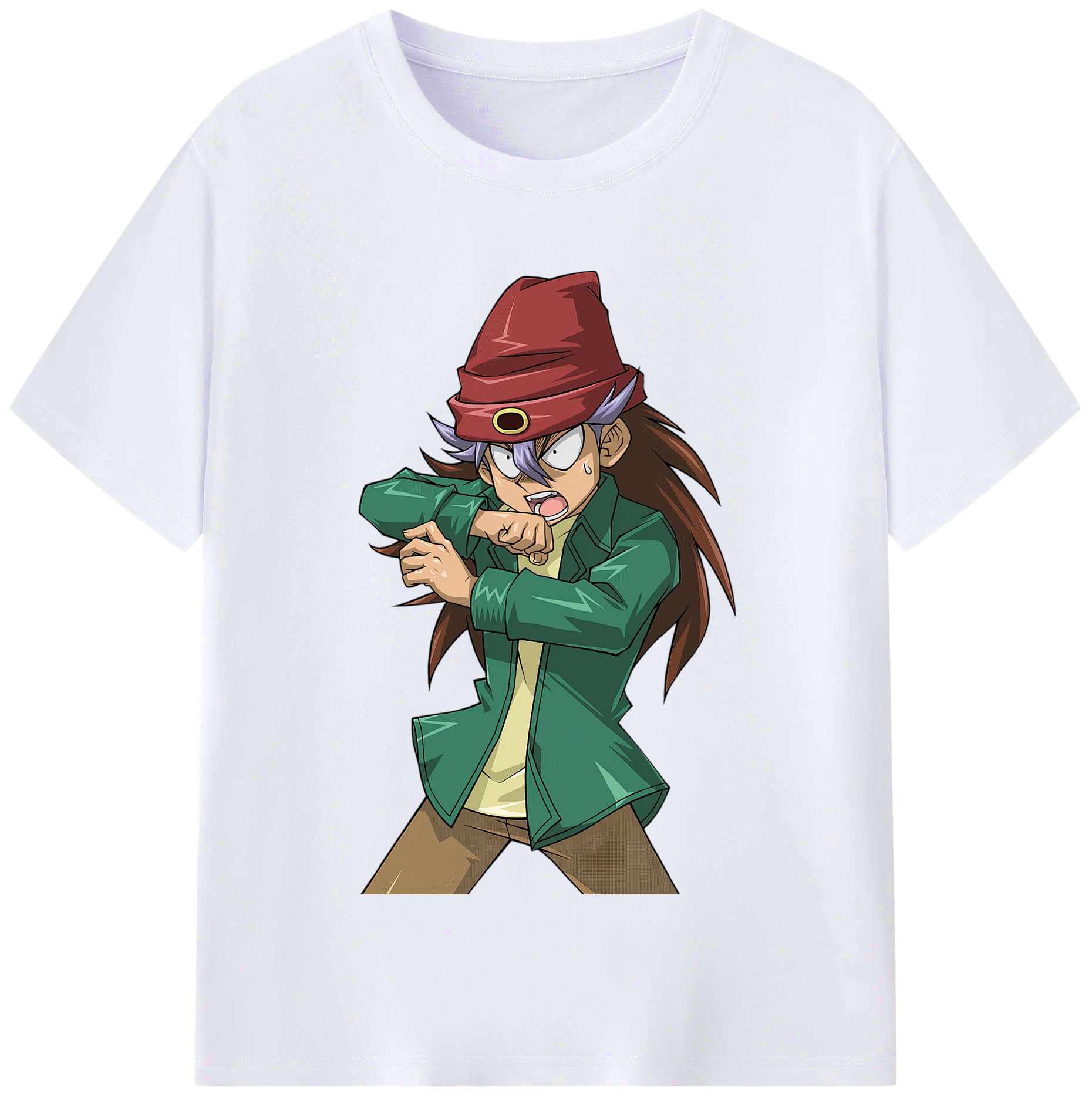 （画像用） 遊☆戯☆王 Yu-Gi-Oh! レディースカジュアルプリントTシャツ（綿100％）