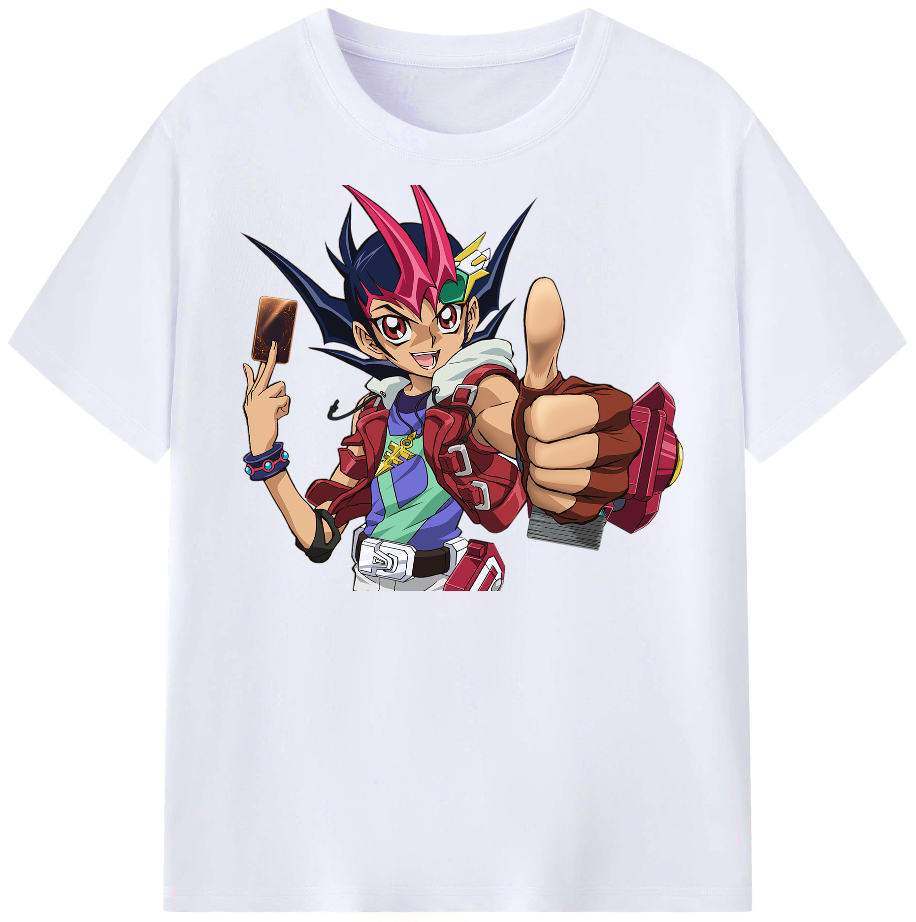 （画像用） 遊☆戯☆王 Yu-Gi-Oh! レディースカジュアルプリントTシャツ（綿100％）