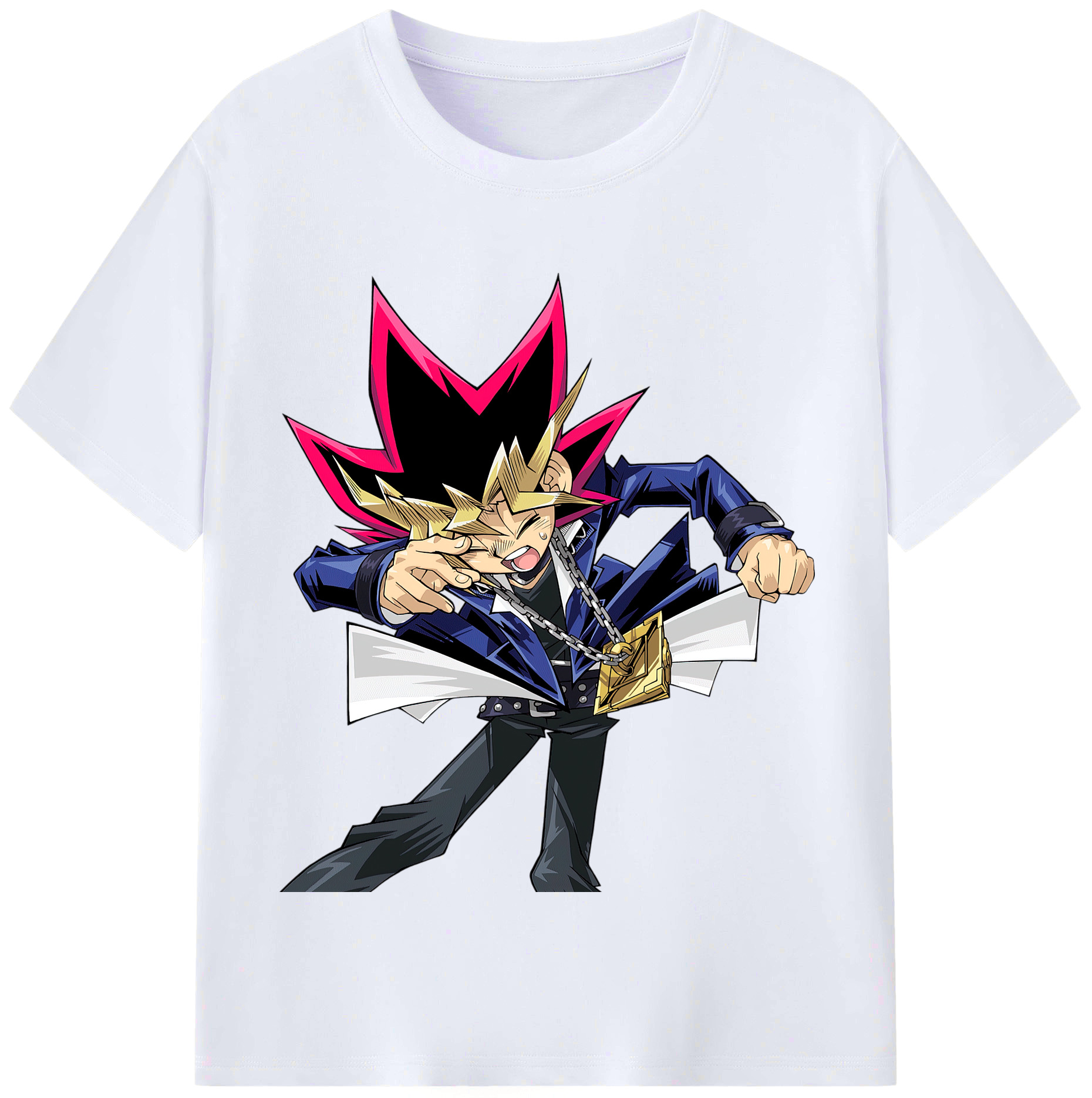 （画像用） 遊☆戯☆王 Yu-Gi-Oh! レディースカジュアルプリントTシャツ（綿100％）