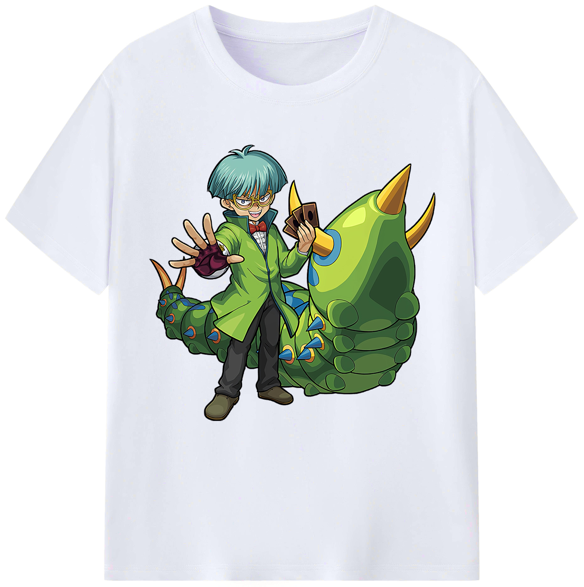 （画像用） 遊☆戯☆王 Yu-Gi-Oh! レディースカジュアルプリントTシャツ（綿100％）