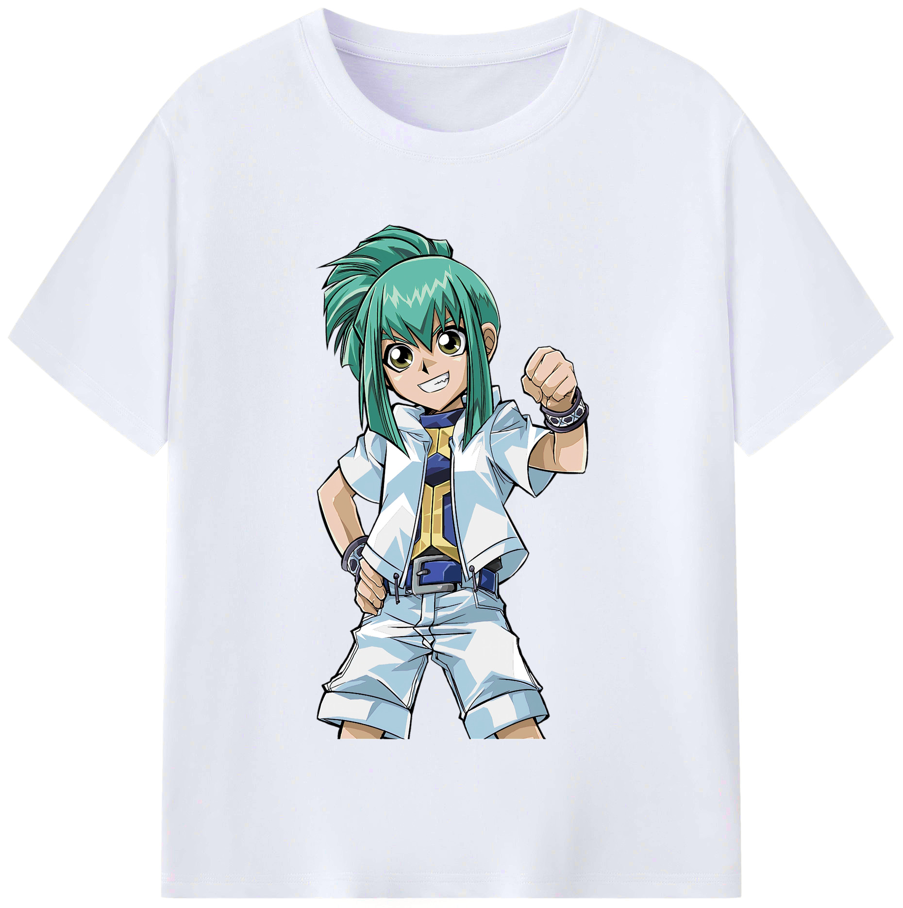 （画像用） 遊☆戯☆王 Yu-Gi-Oh! レディースカジュアルプリントTシャツ（綿100％）