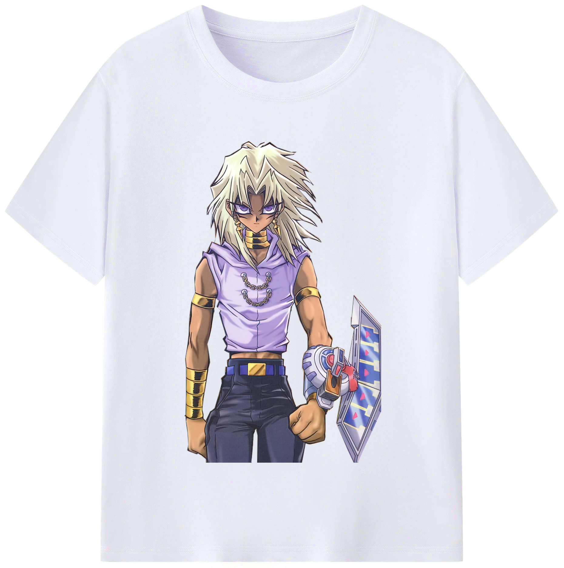 （画像用） 遊☆戯☆王 Yu-Gi-Oh! レディースカジュアルプリントTシャツ（綿100％）
