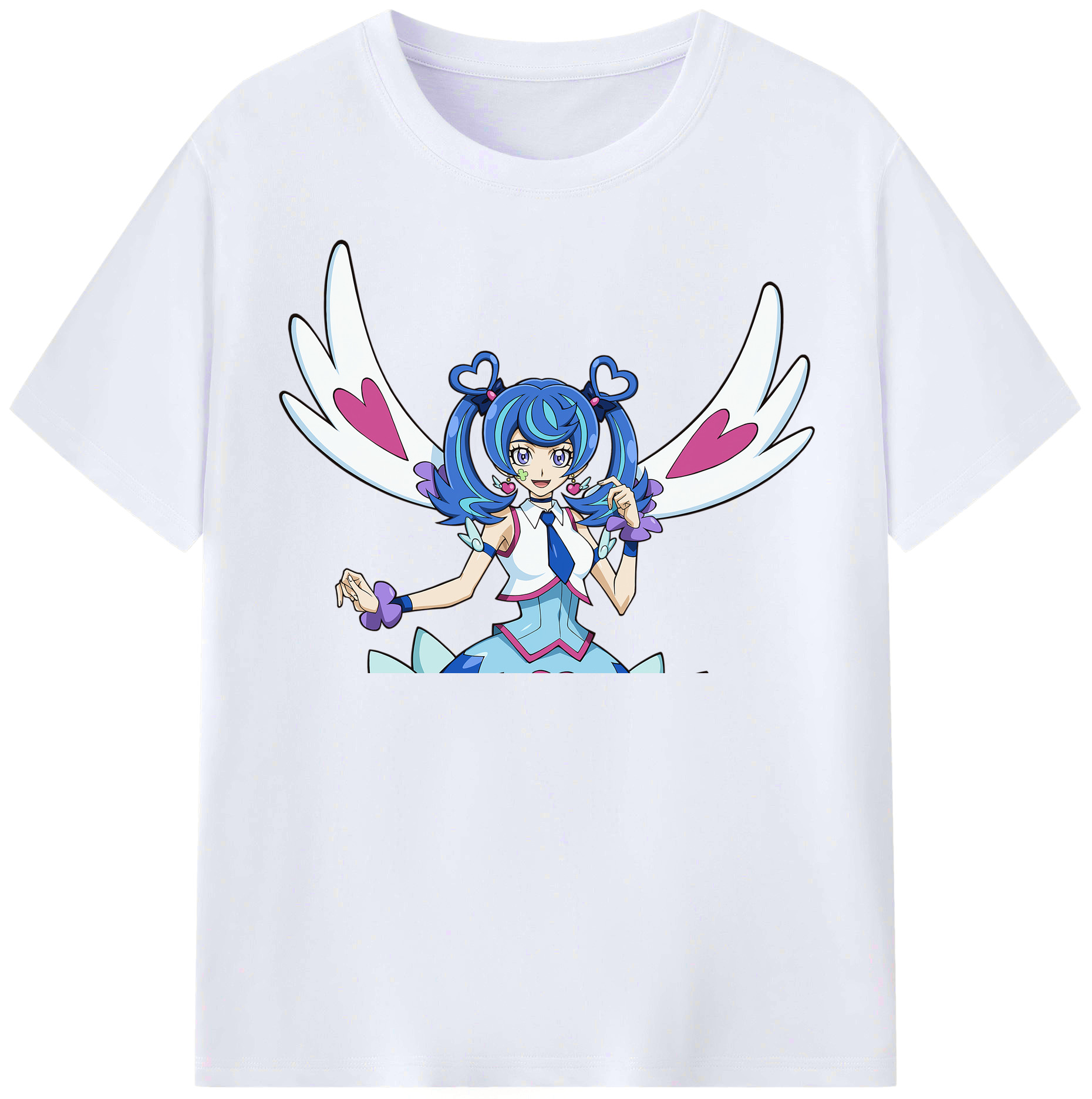 （画像用） 遊☆戯☆王 Yu-Gi-Oh! レディースカジュアルプリントTシャツ（綿100％）