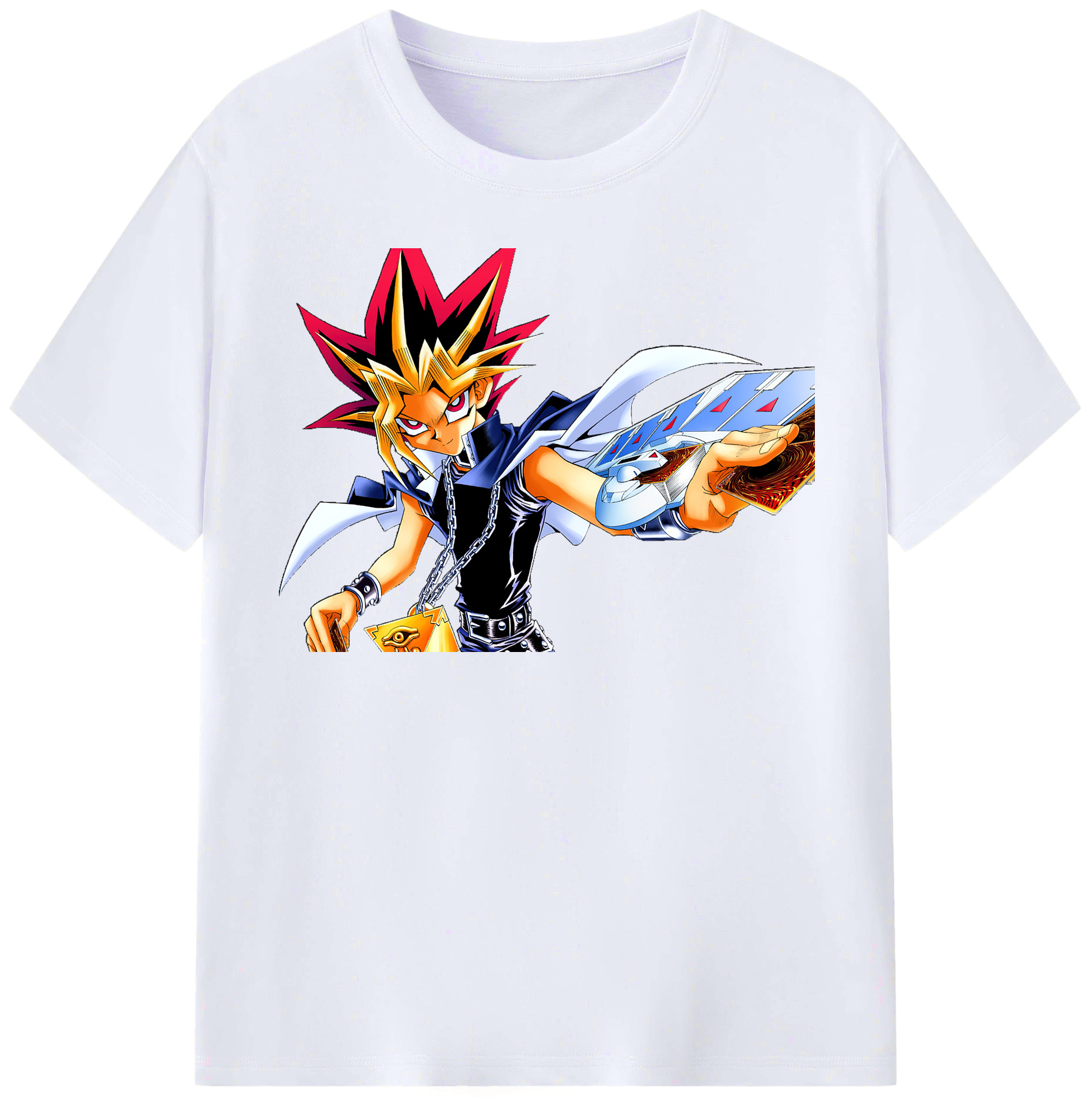 （画像用） 遊☆戯☆王 Yu-Gi-Oh! レディースカジュアルプリントTシャツ（綿100％）