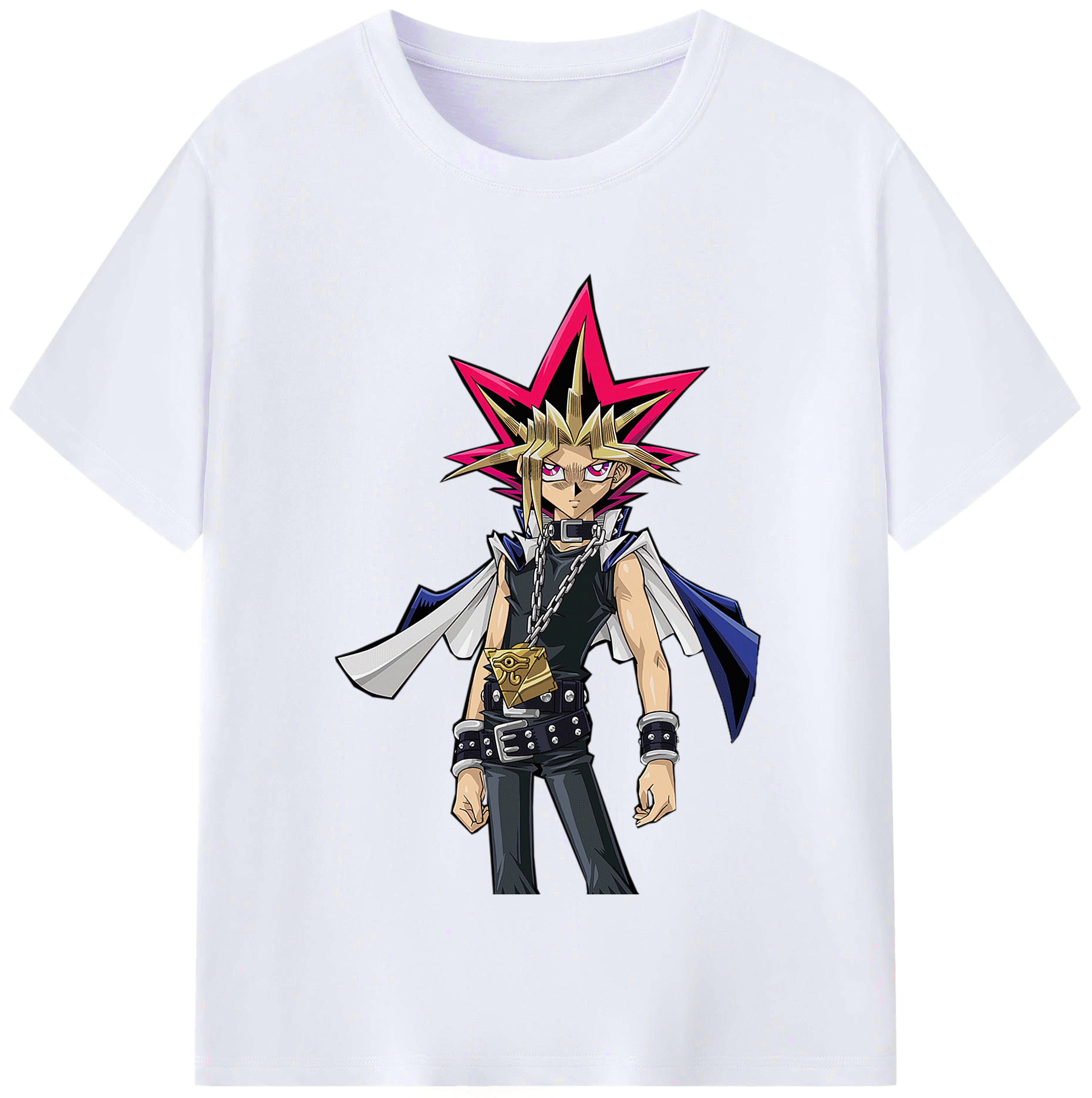 （画像用） 遊☆戯☆王 Yu-Gi-Oh! レディースカジュアルプリントTシャツ（綿100％）