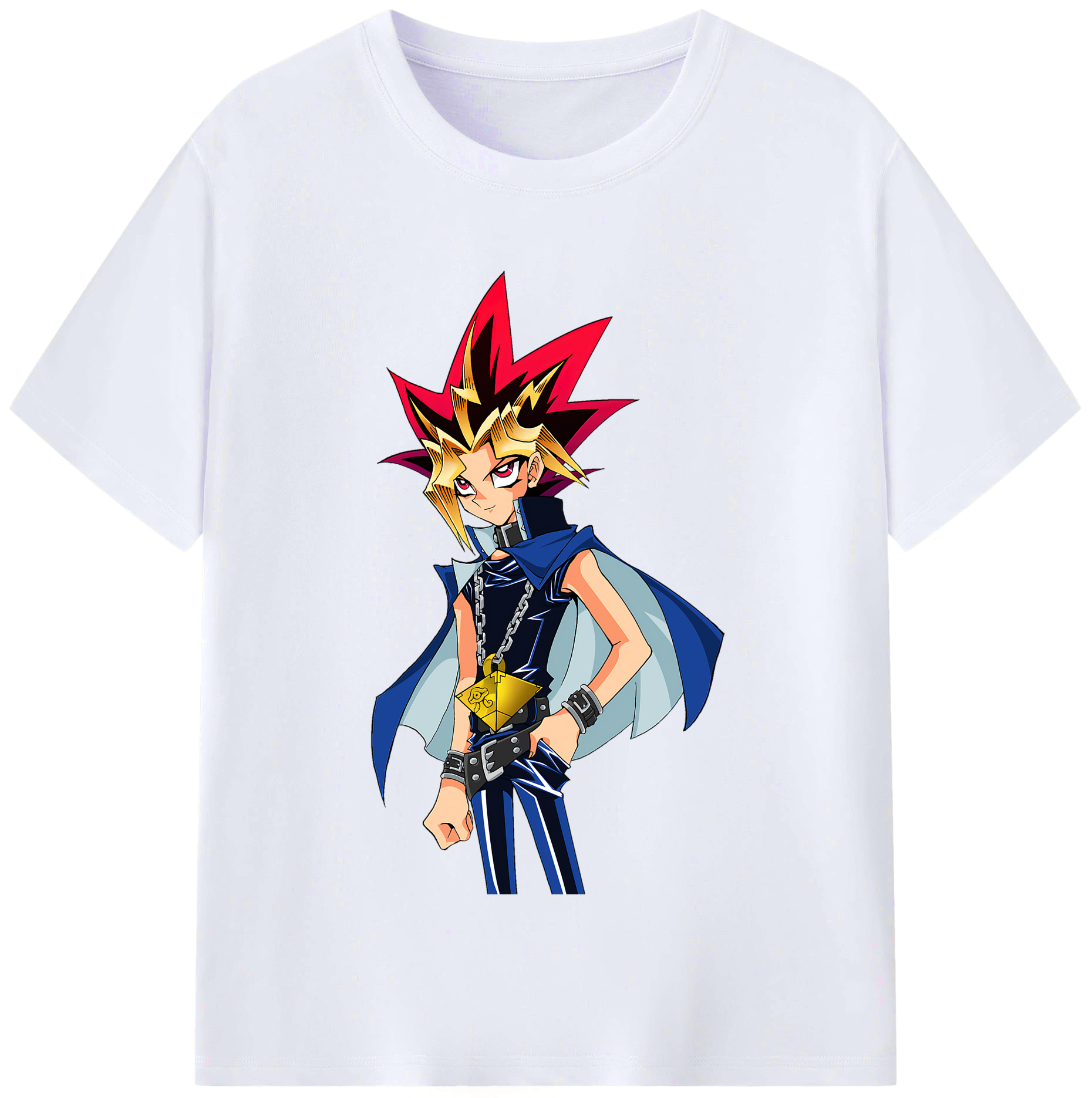 （画像用） 遊☆戯☆王 Yu-Gi-Oh! レディースカジュアルプリントTシャツ（綿100％）