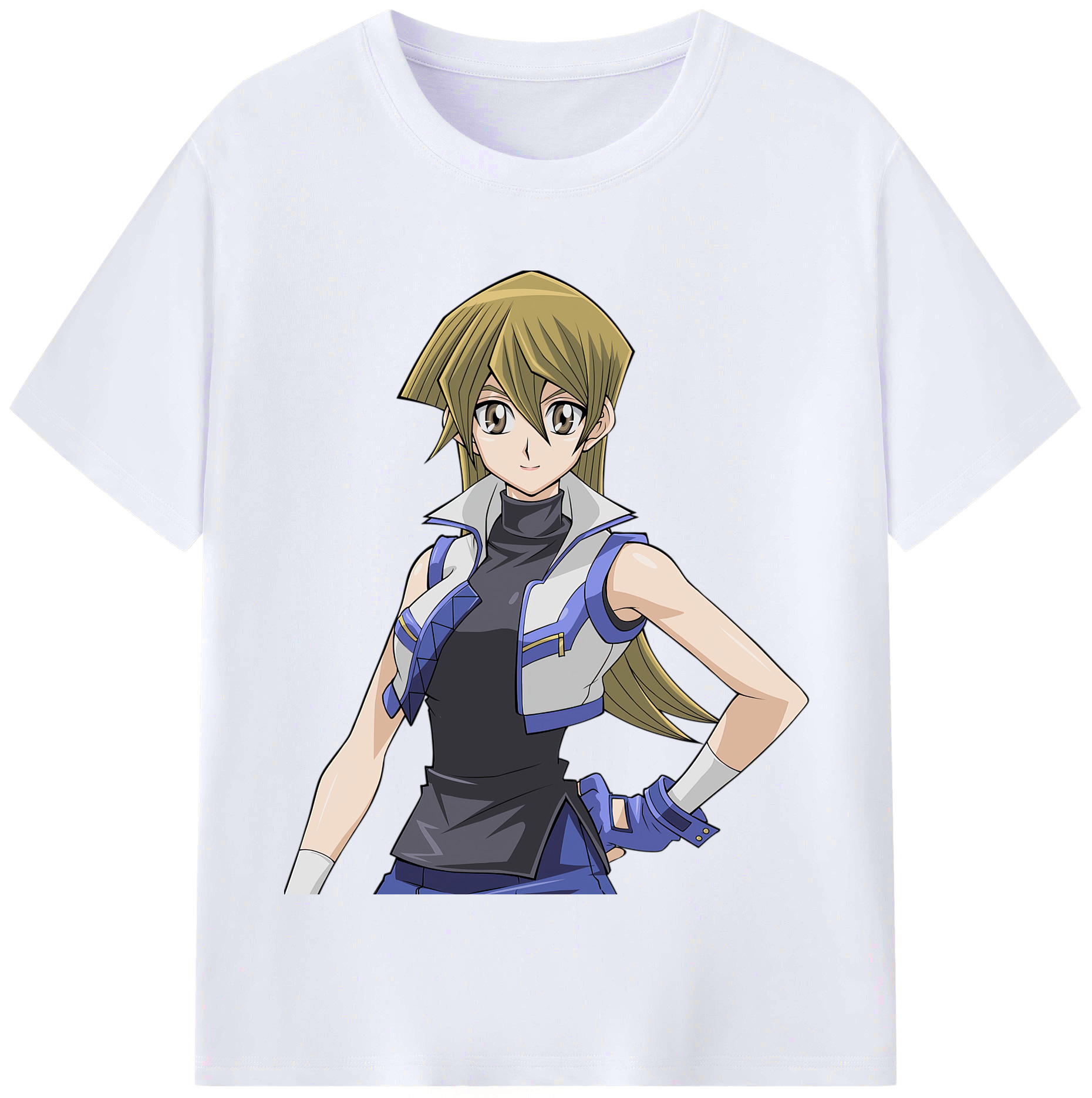 （画像用） 遊☆戯☆王 Yu-Gi-Oh! レディースカジュアルプリントTシャツ（綿100％）