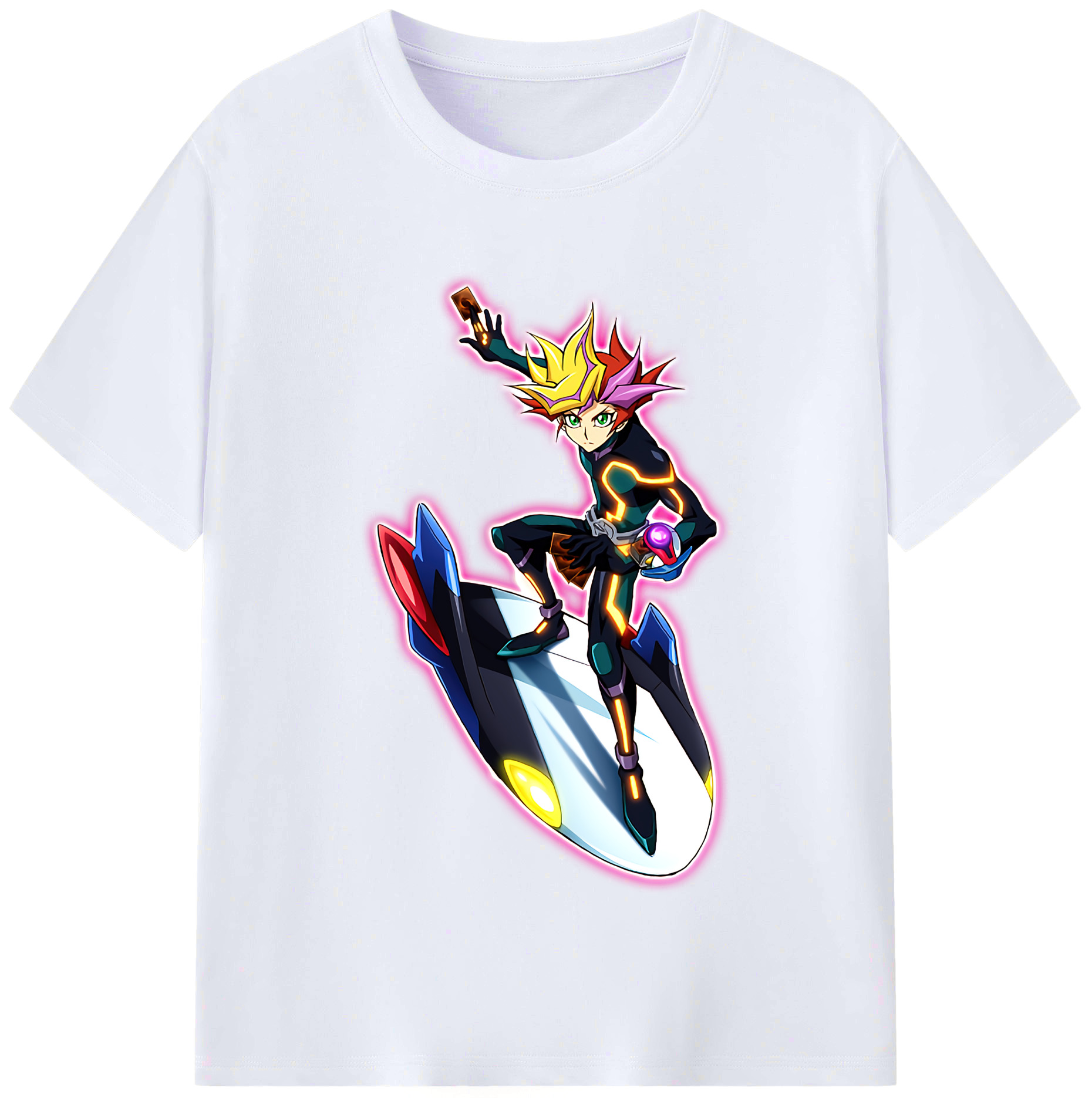 （画像用） 遊☆戯☆王 Yu-Gi-Oh! レディースカジュアルプリントTシャツ（綿100％）