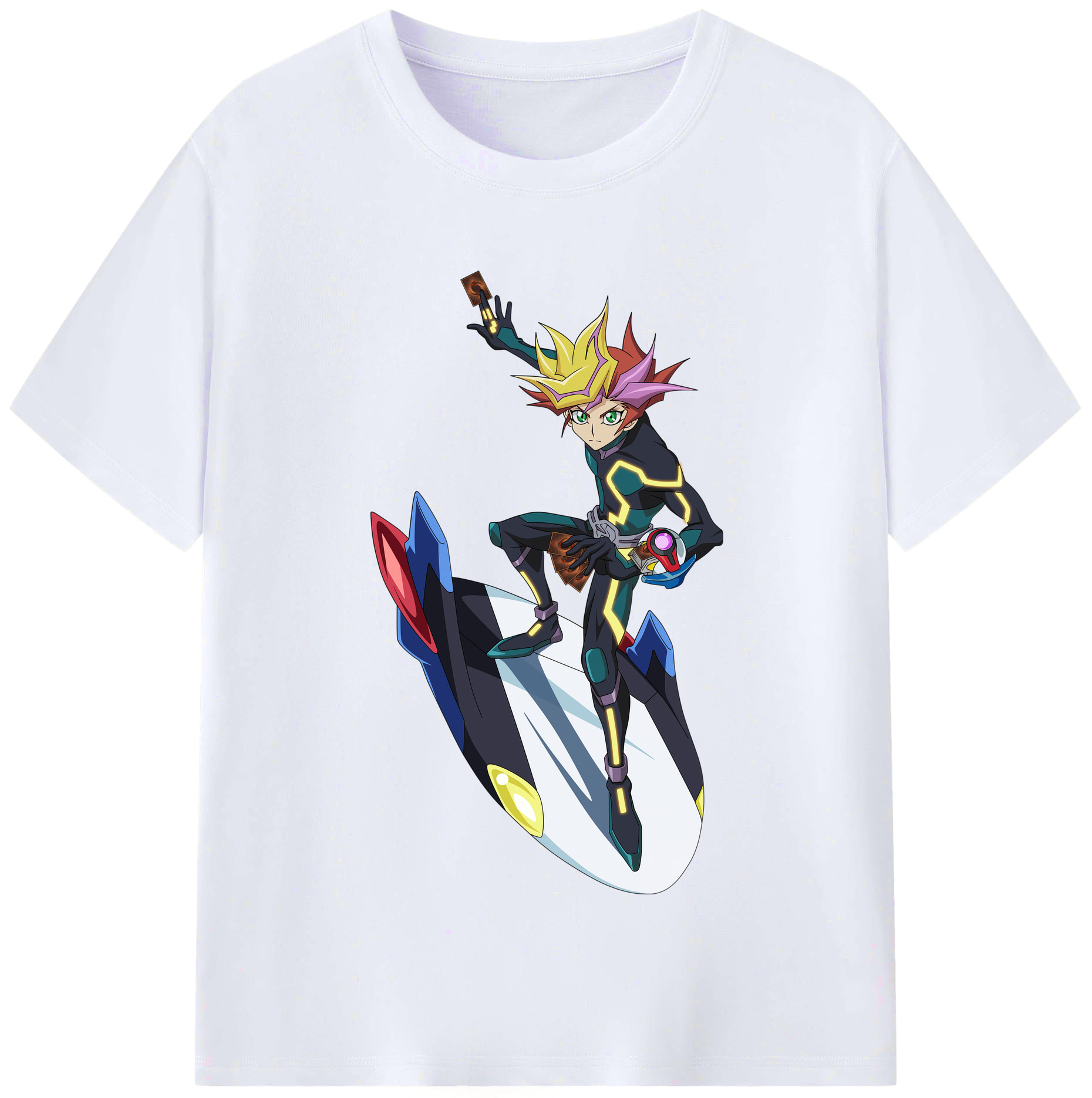 （画像用） 遊☆戯☆王 Yu-Gi-Oh! レディースカジュアルプリントTシャツ（綿100％）
