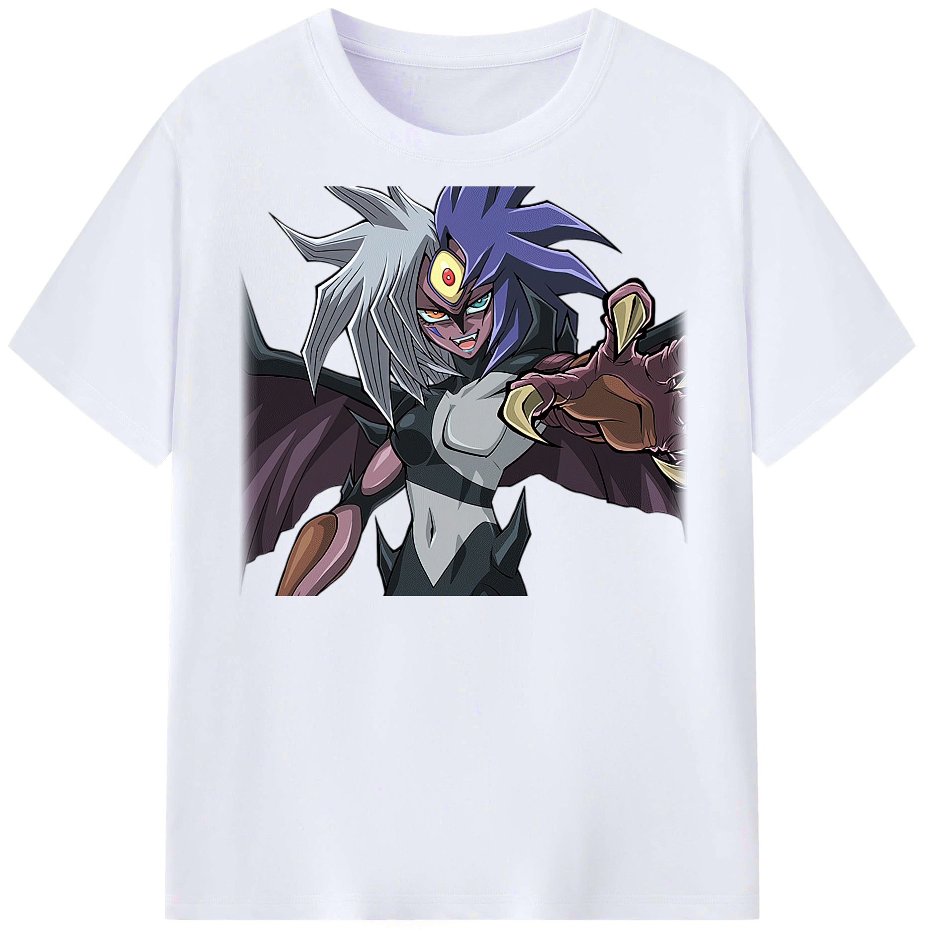 （画像用） 遊☆戯☆王 Yu-Gi-Oh! レディースカジュアルプリントTシャツ（綿100％）