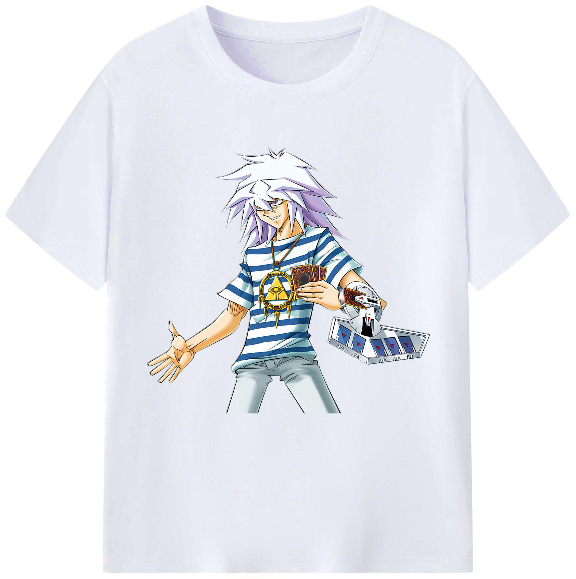 （画像用） 遊☆戯☆王 Yu-Gi-Oh! レディースカジュアルプリントTシャツ（綿100％）