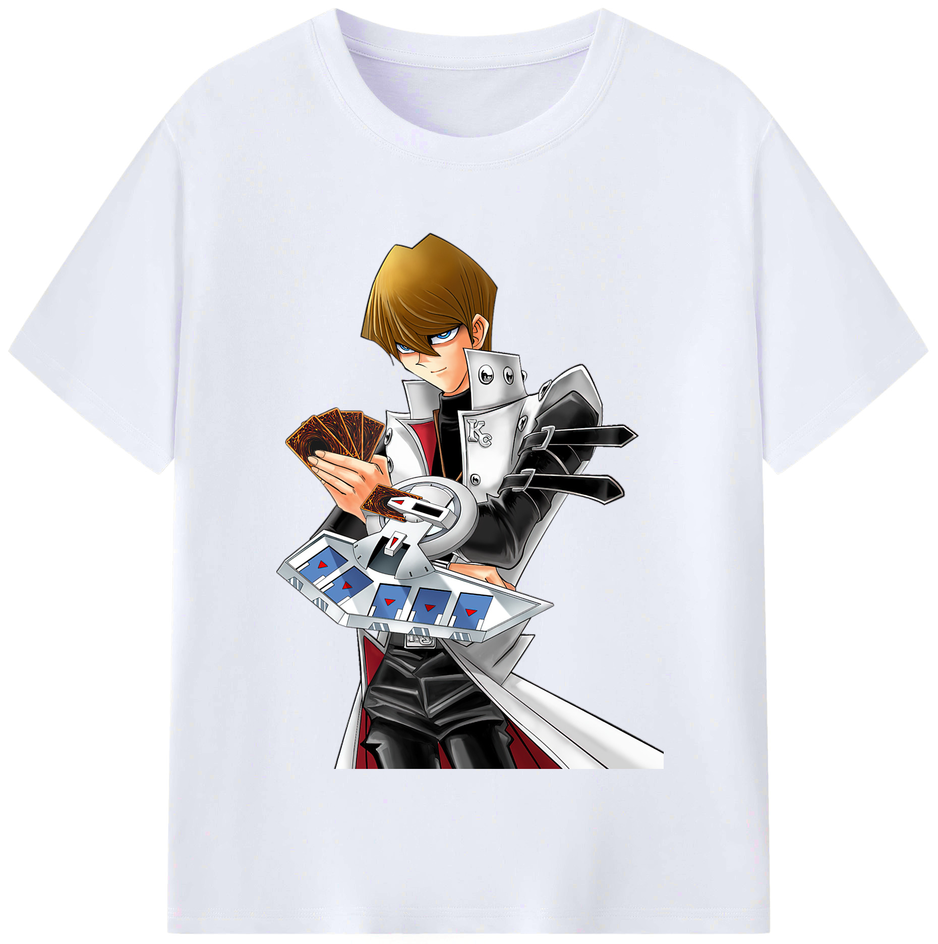 （画像用） 遊☆戯☆王 Yu-Gi-Oh! レディースカジュアルプリントTシャツ（綿100％）