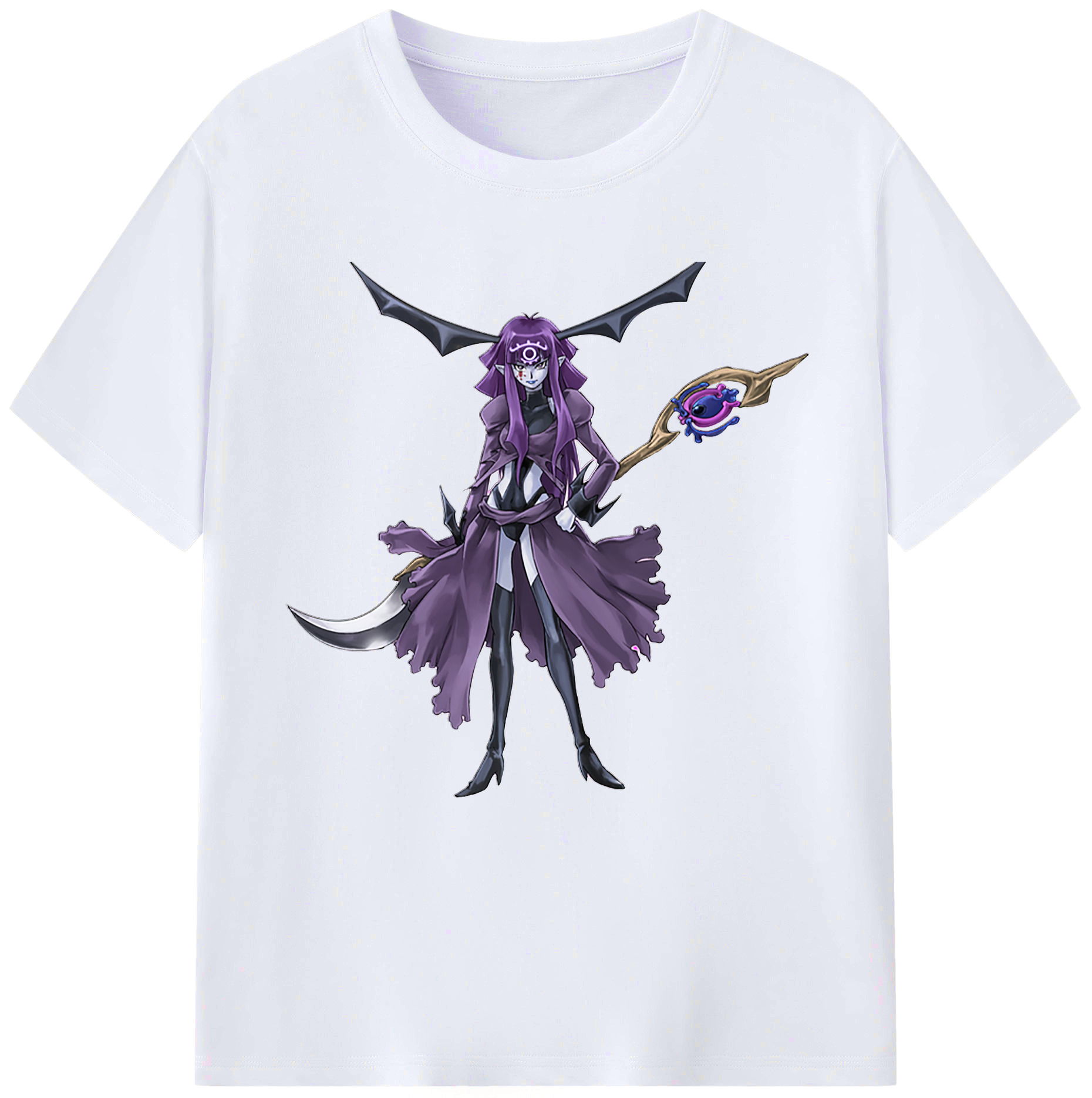 （画像用） 遊☆戯☆王 Yu-Gi-Oh! レディースカジュアルプリントTシャツ（綿100％）