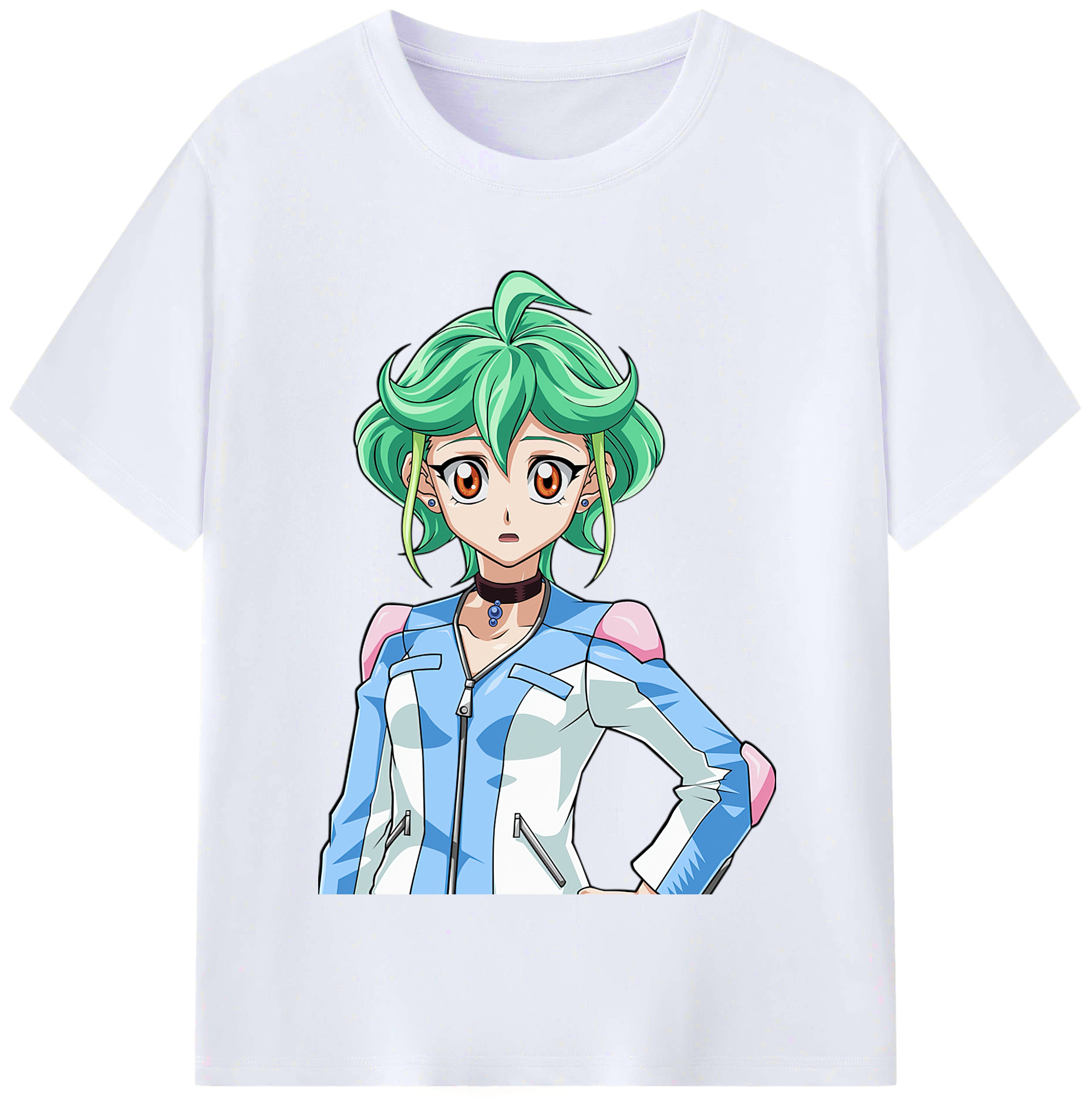 （画像用） 遊☆戯☆王 Yu-Gi-Oh! レディースカジュアルプリントTシャツ（綿100％）