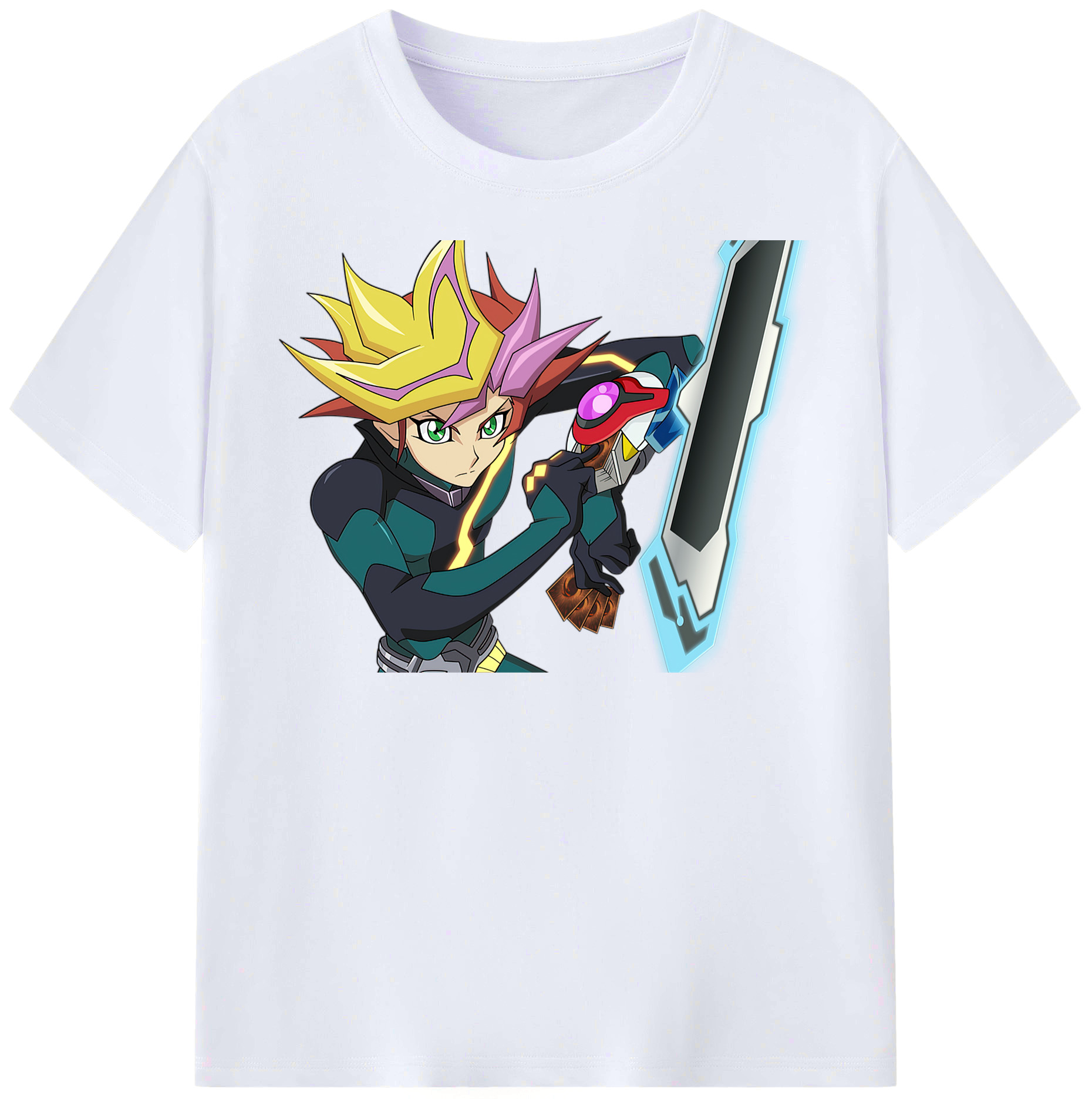 （画像用） 遊☆戯☆王 Yu-Gi-Oh! レディースカジュアルプリントTシャツ（綿100％）