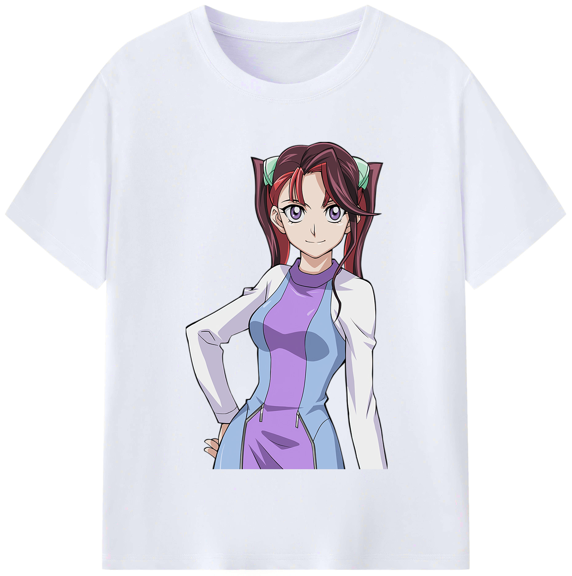 （画像用） 遊☆戯☆王 Yu-Gi-Oh! レディースカジュアルプリントTシャツ（綿100％）