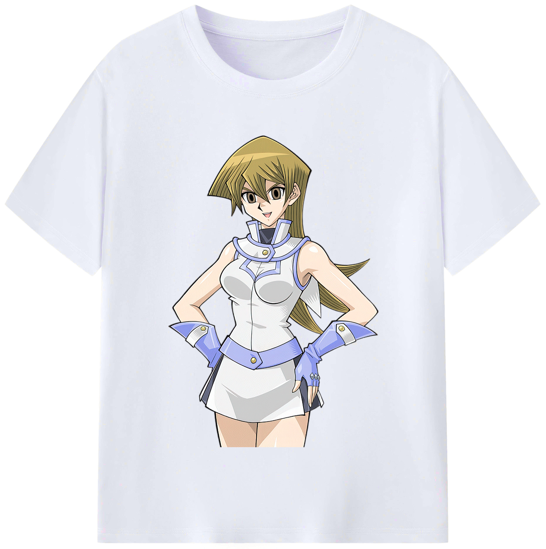 （画像用） 遊☆戯☆王 Yu-Gi-Oh! レディースカジュアルプリントTシャツ（綿100％）