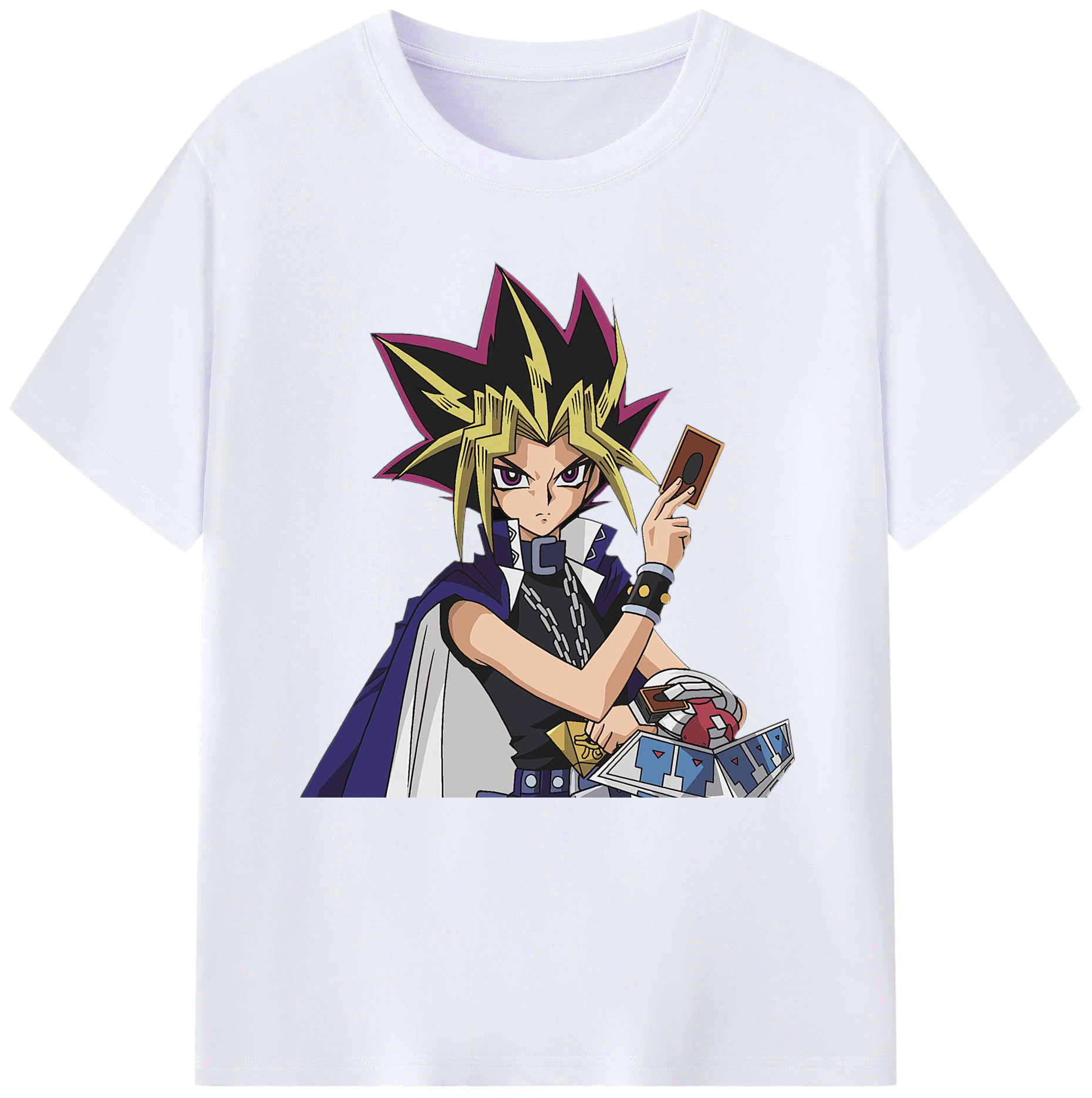 （画像用） 遊☆戯☆王 Yu-Gi-Oh! レディースカジュアルプリントTシャツ（綿100％）