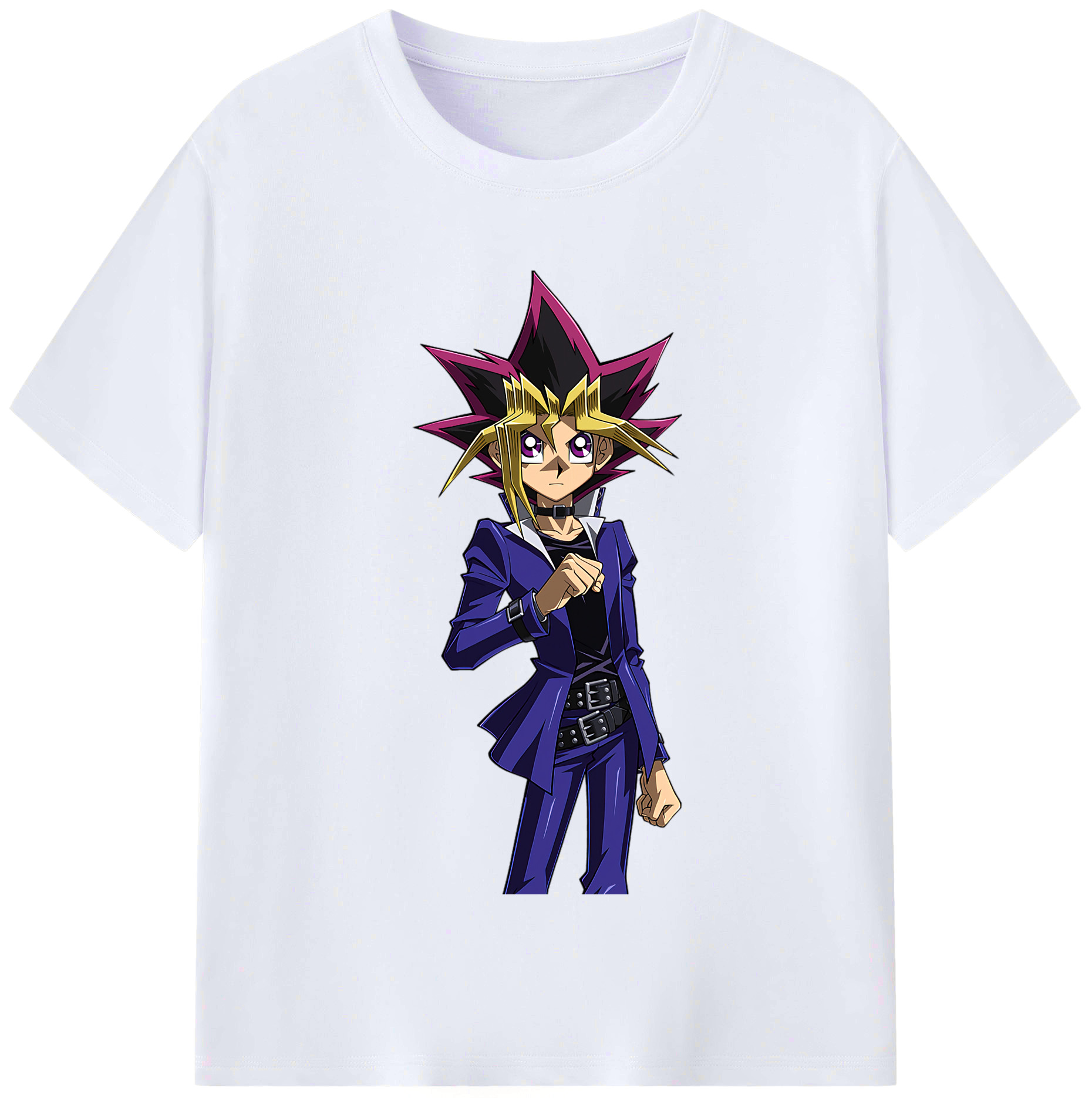 （画像用） 遊☆戯☆王 Yu-Gi-Oh! レディースカジュアルプリントTシャツ（綿100％）