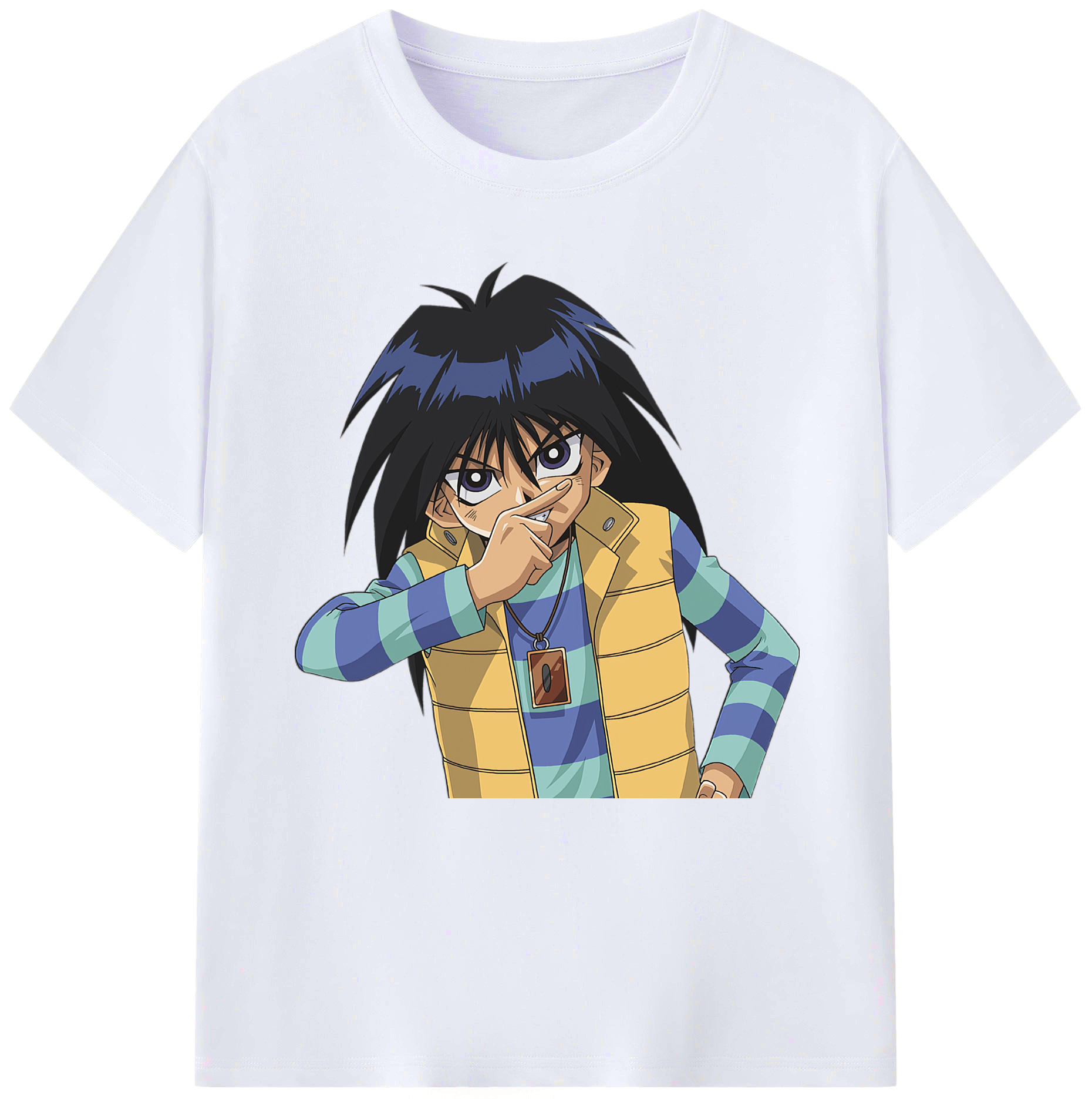 （画像用） 遊☆戯☆王 Yu-Gi-Oh! レディースカジュアルプリントTシャツ（綿100％）