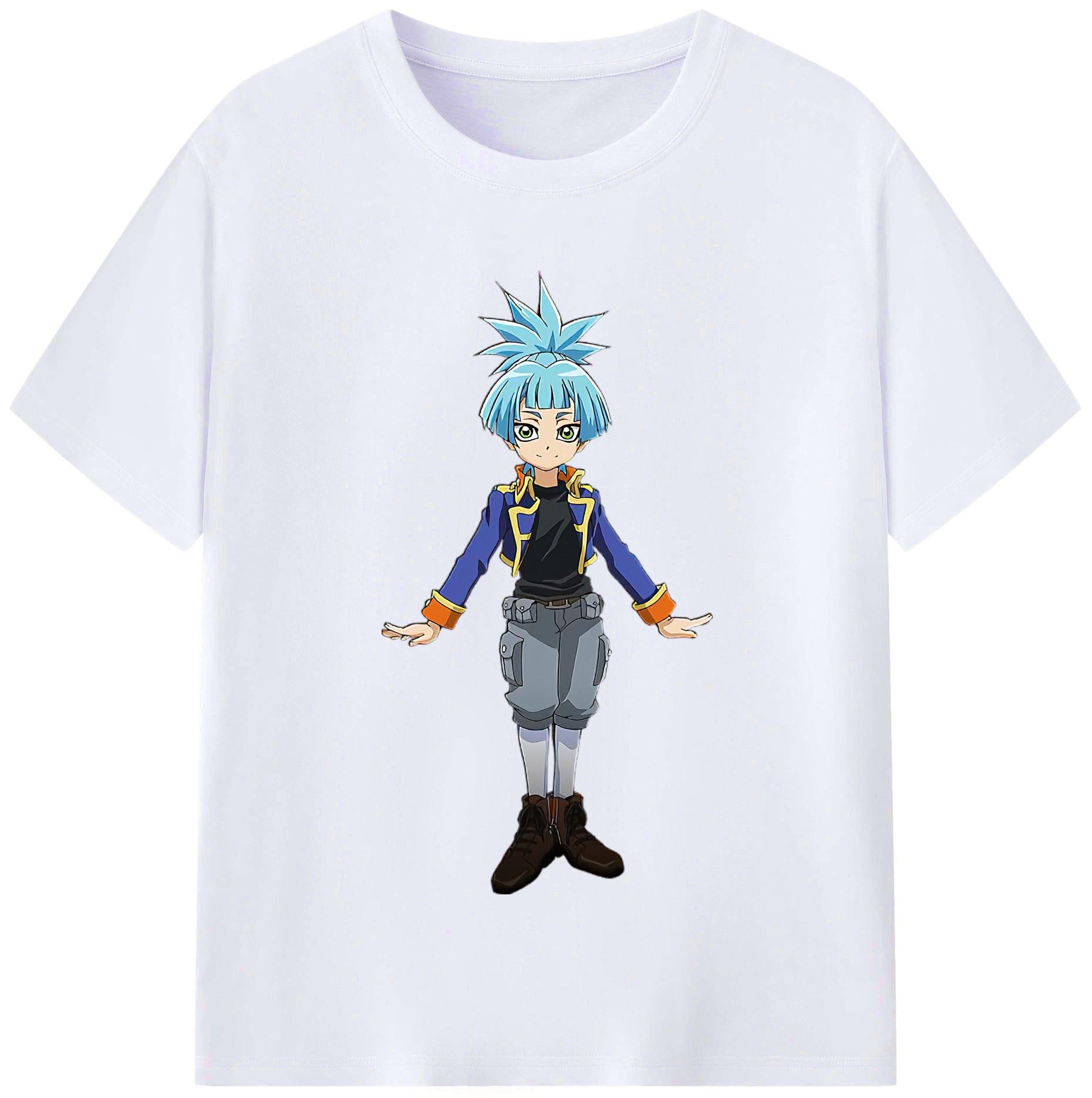 （画像用） 遊☆戯☆王 Yu-Gi-Oh! レディースカジュアルプリントTシャツ（綿100％）