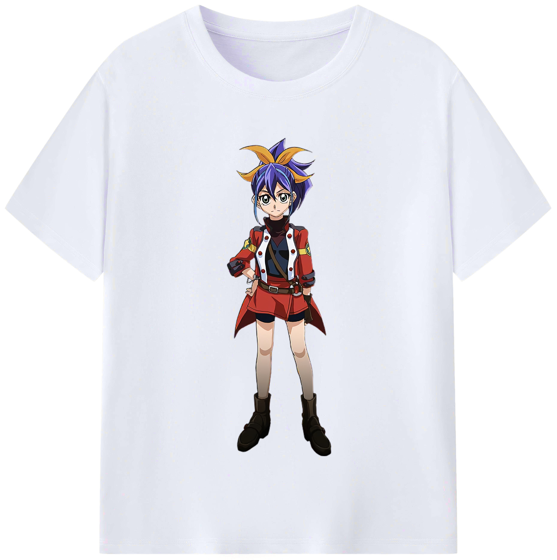 （画像用） 遊☆戯☆王 Yu-Gi-Oh! レディースカジュアルプリントTシャツ（綿100％）