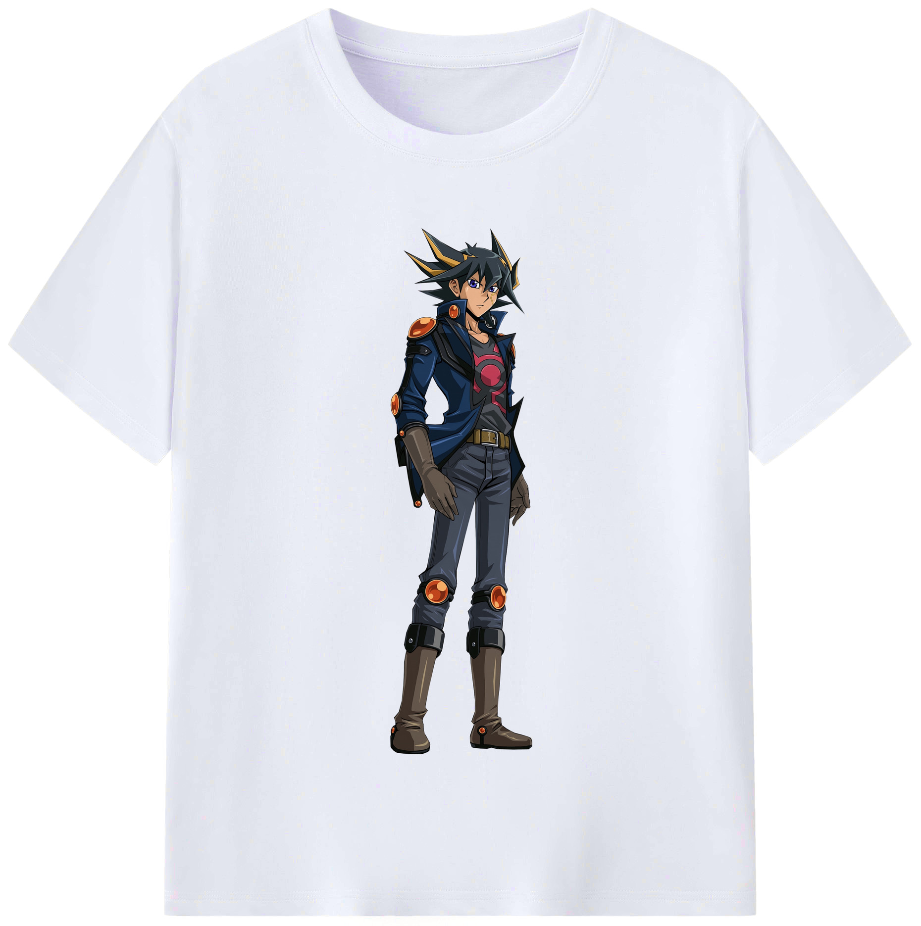 （画像用） 遊☆戯☆王 Yu-Gi-Oh! レディースカジュアルプリントTシャツ（綿100％）
