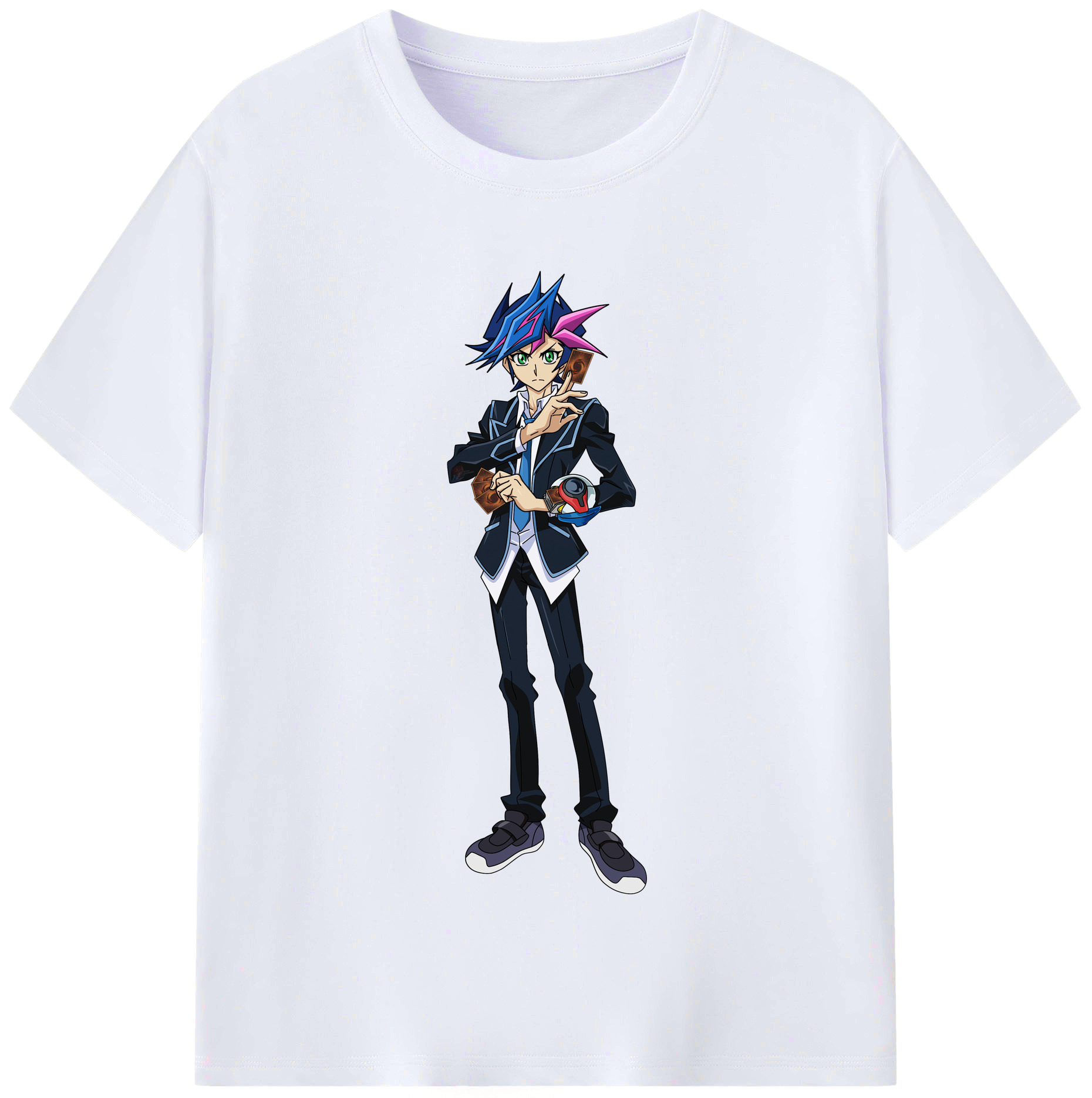 （画像用） 遊☆戯☆王 Yu-Gi-Oh! レディースカジュアルプリントTシャツ（綿100％）