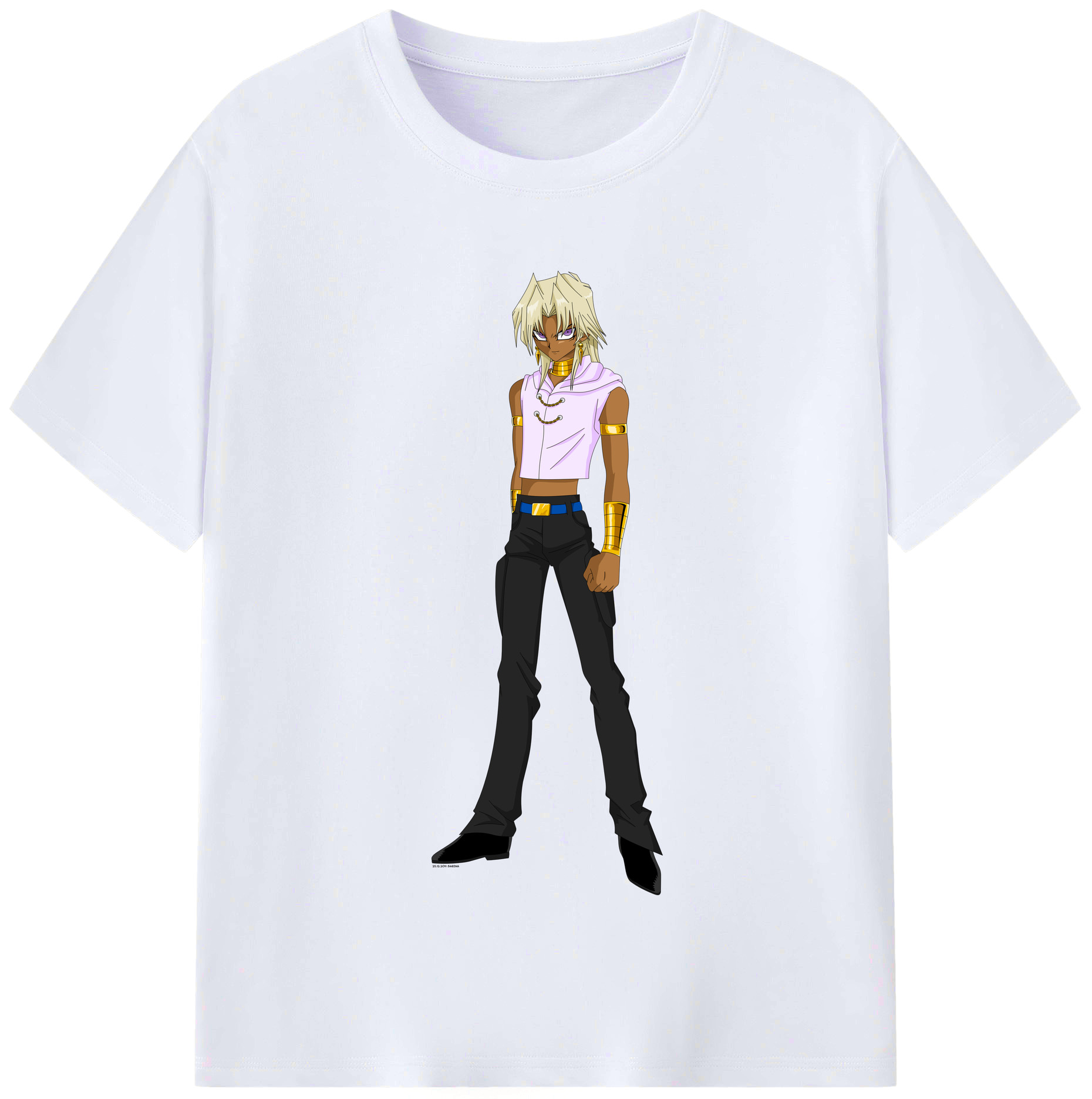 （画像用） 遊☆戯☆王 Yu-Gi-Oh! レディースカジュアルプリントTシャツ（綿100％）