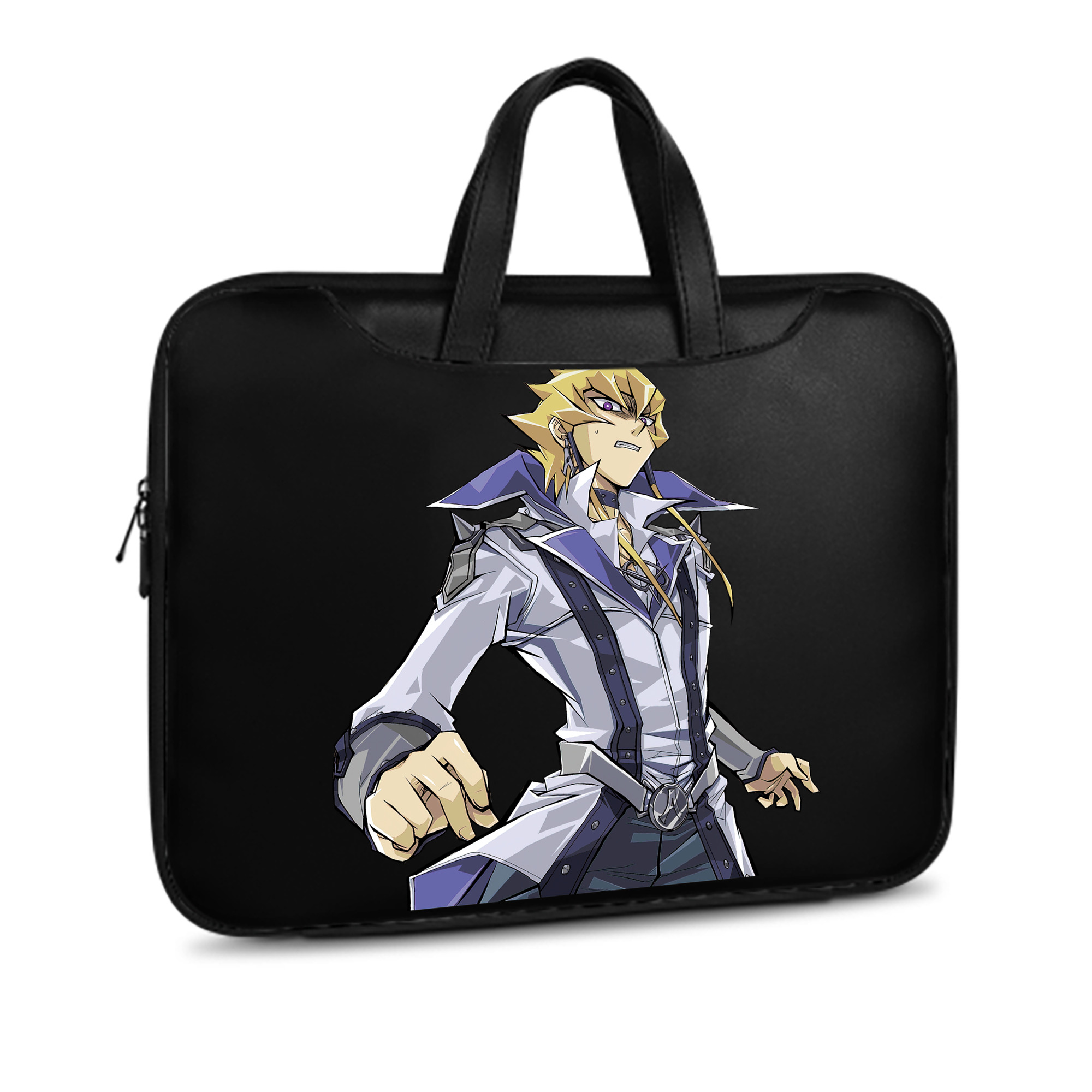（画像用） 遊☆戯☆王 Yu-Gi-Oh! レザーラップトップバッグ　ノートパソコンケース
