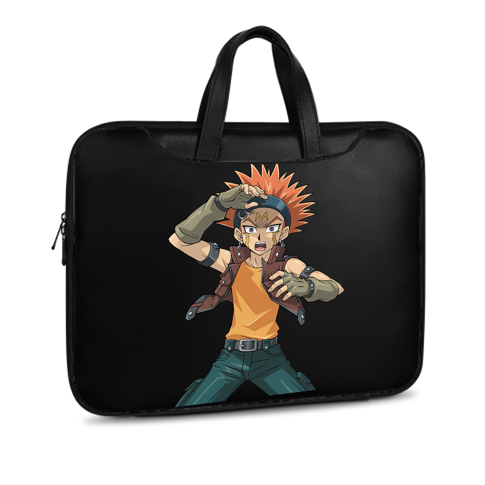 （画像用） 遊☆戯☆王 Yu-Gi-Oh! レザーラップトップバッグ　ノートパソコンケース