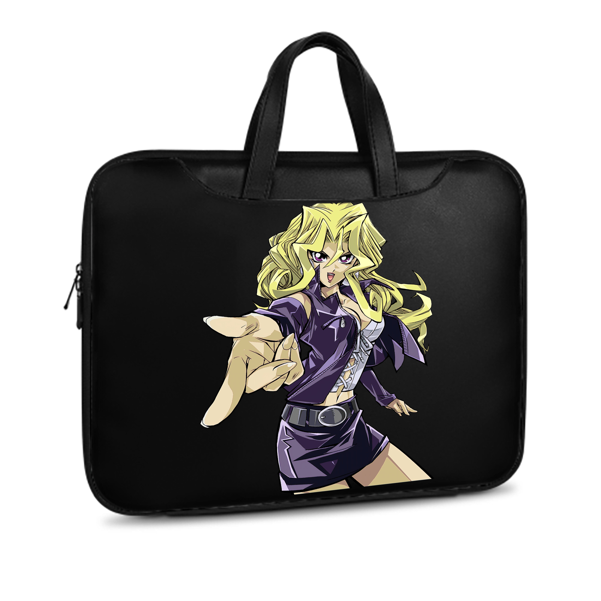 （画像用） 遊☆戯☆王 Yu-Gi-Oh! レザーラップトップバッグ　ノートパソコンケース