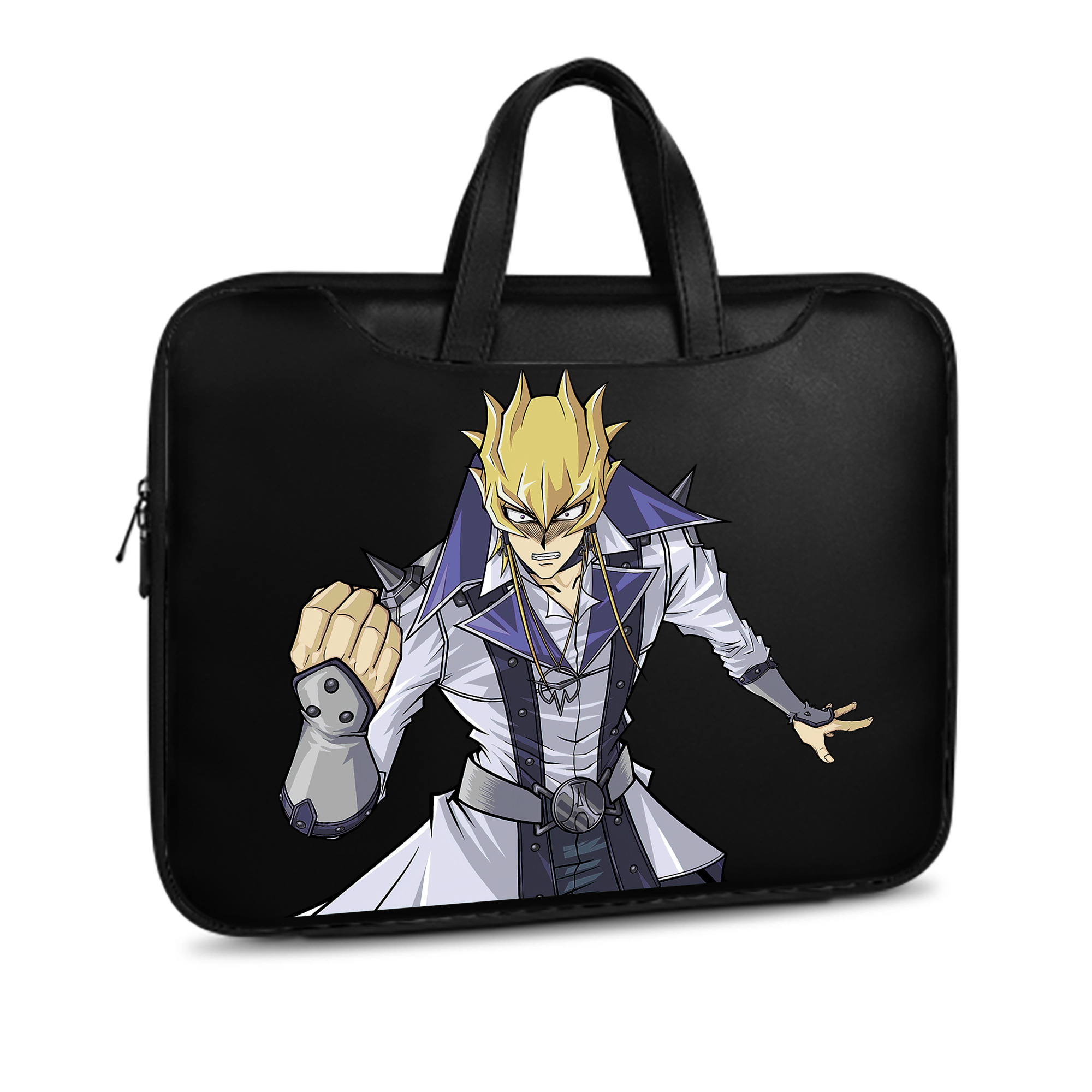 （画像用） 遊☆戯☆王 Yu-Gi-Oh! レザーラップトップバッグ　ノートパソコンケース