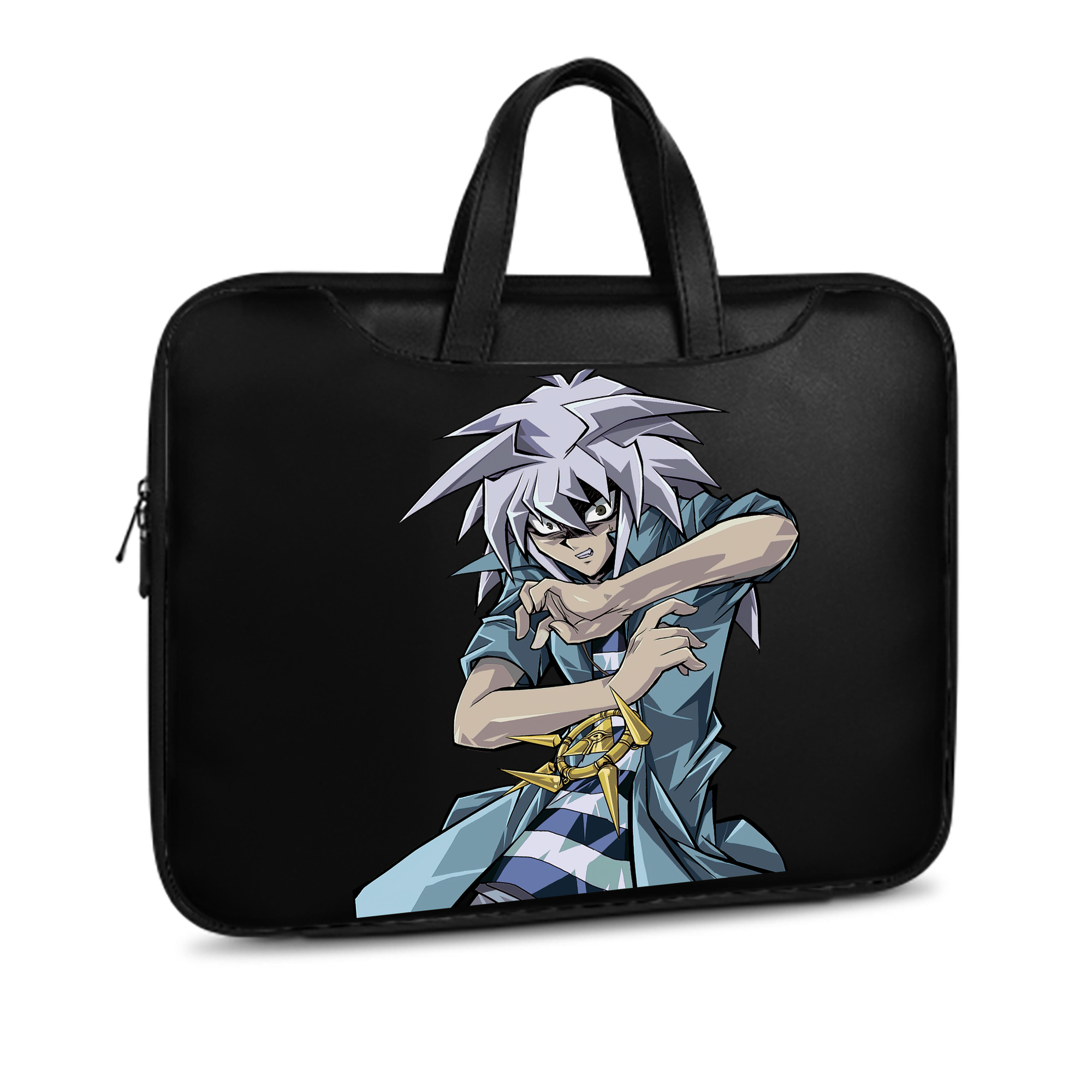 （画像用） 遊☆戯☆王 Yu-Gi-Oh! レザーラップトップバッグ　ノートパソコンケース