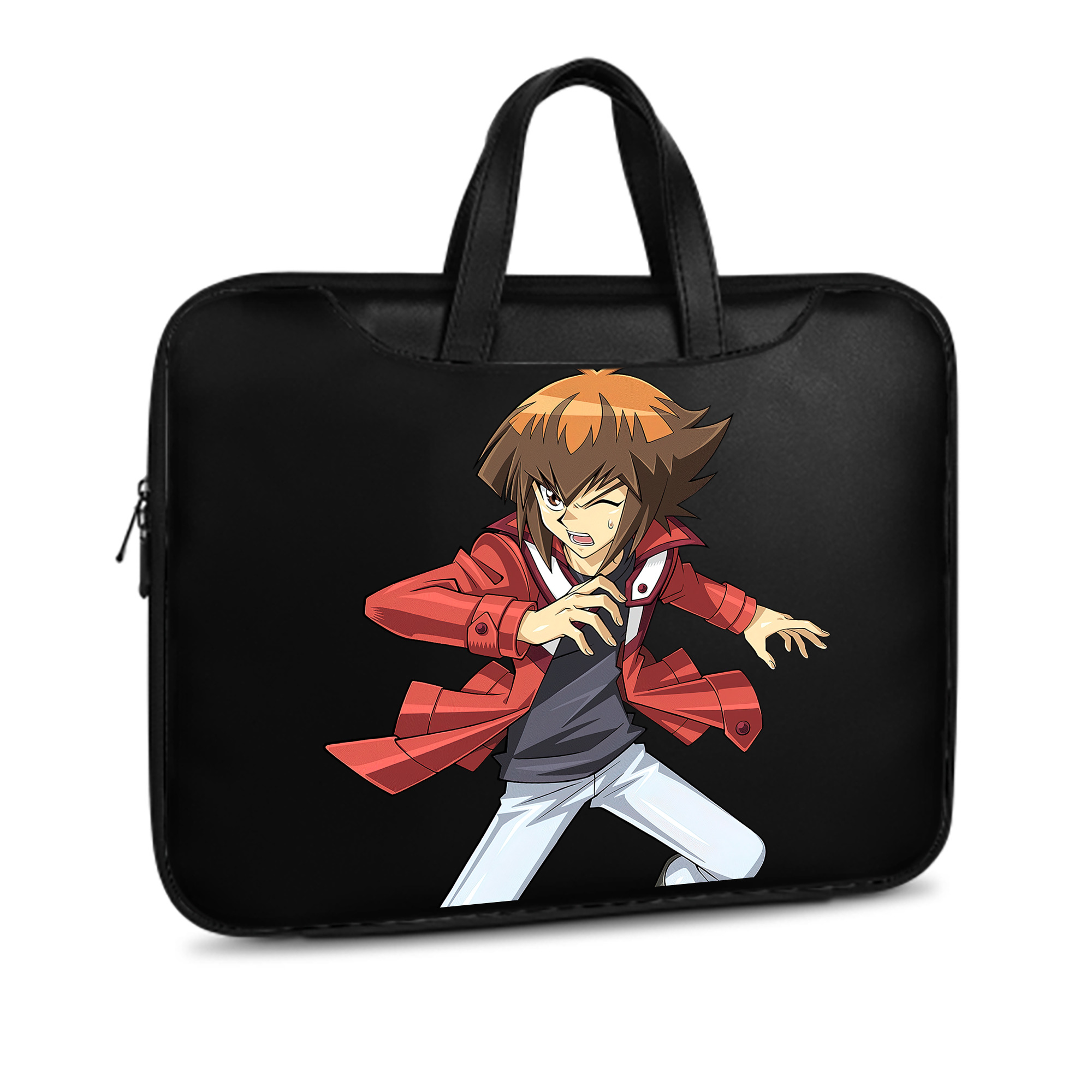 （画像用） 遊☆戯☆王 Yu-Gi-Oh! レザーラップトップバッグ　ノートパソコンケース
