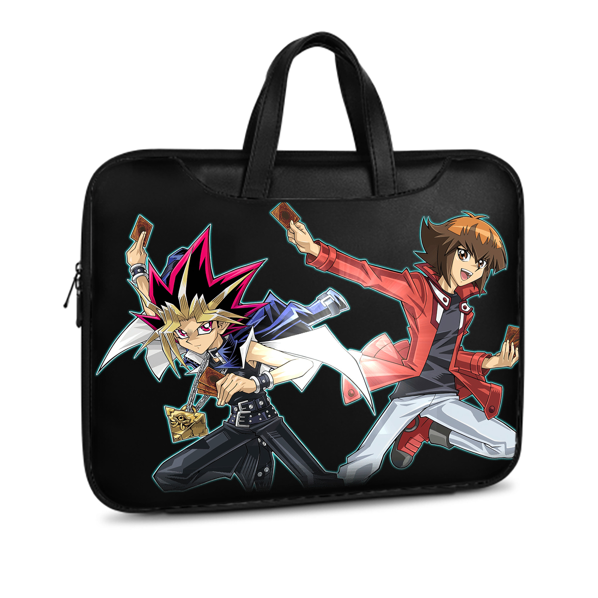 （画像用） 遊☆戯☆王 Yu-Gi-Oh! レザーラップトップバッグ　ノートパソコンケース