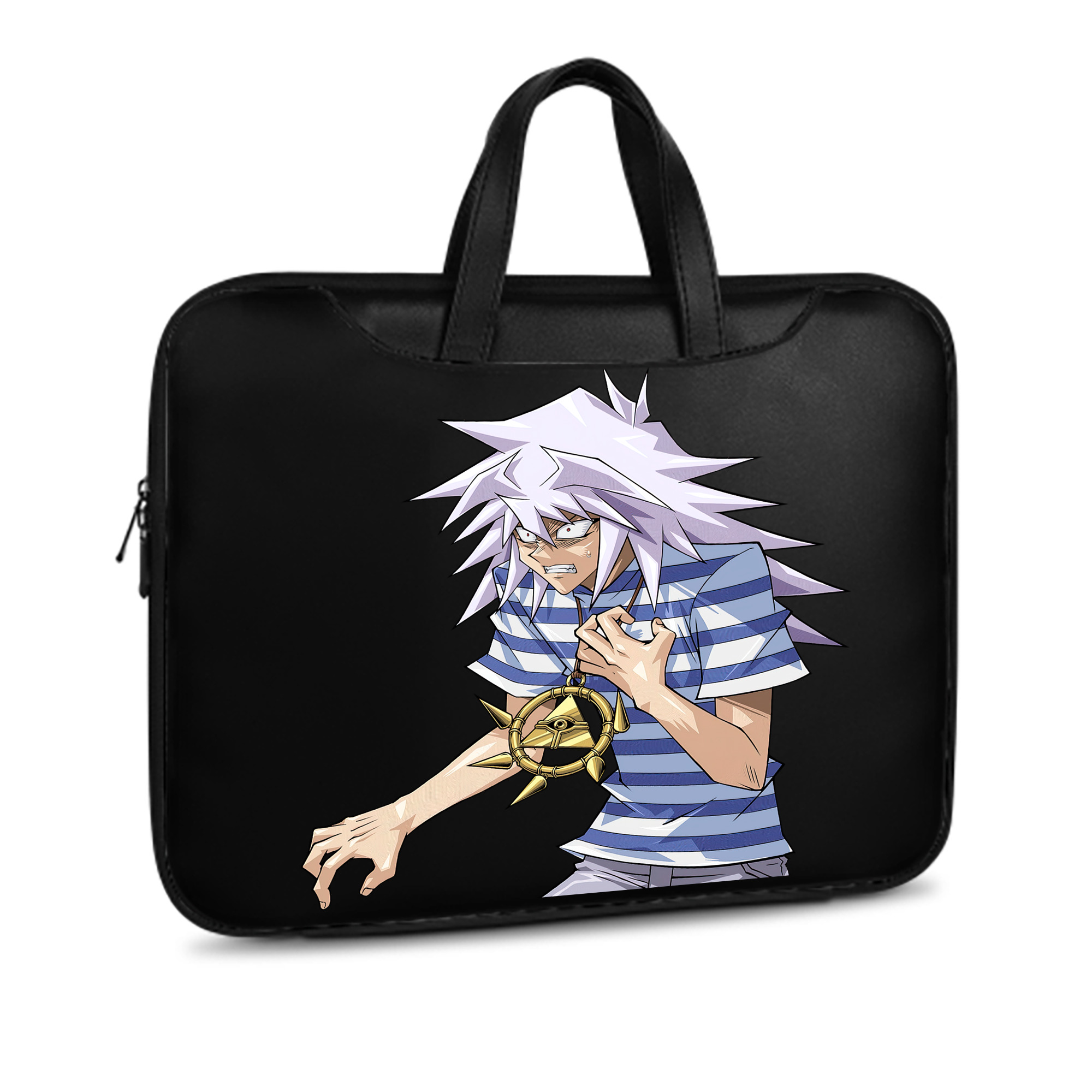 （画像用） 遊☆戯☆王 Yu-Gi-Oh! レザーラップトップバッグ　ノートパソコンケース