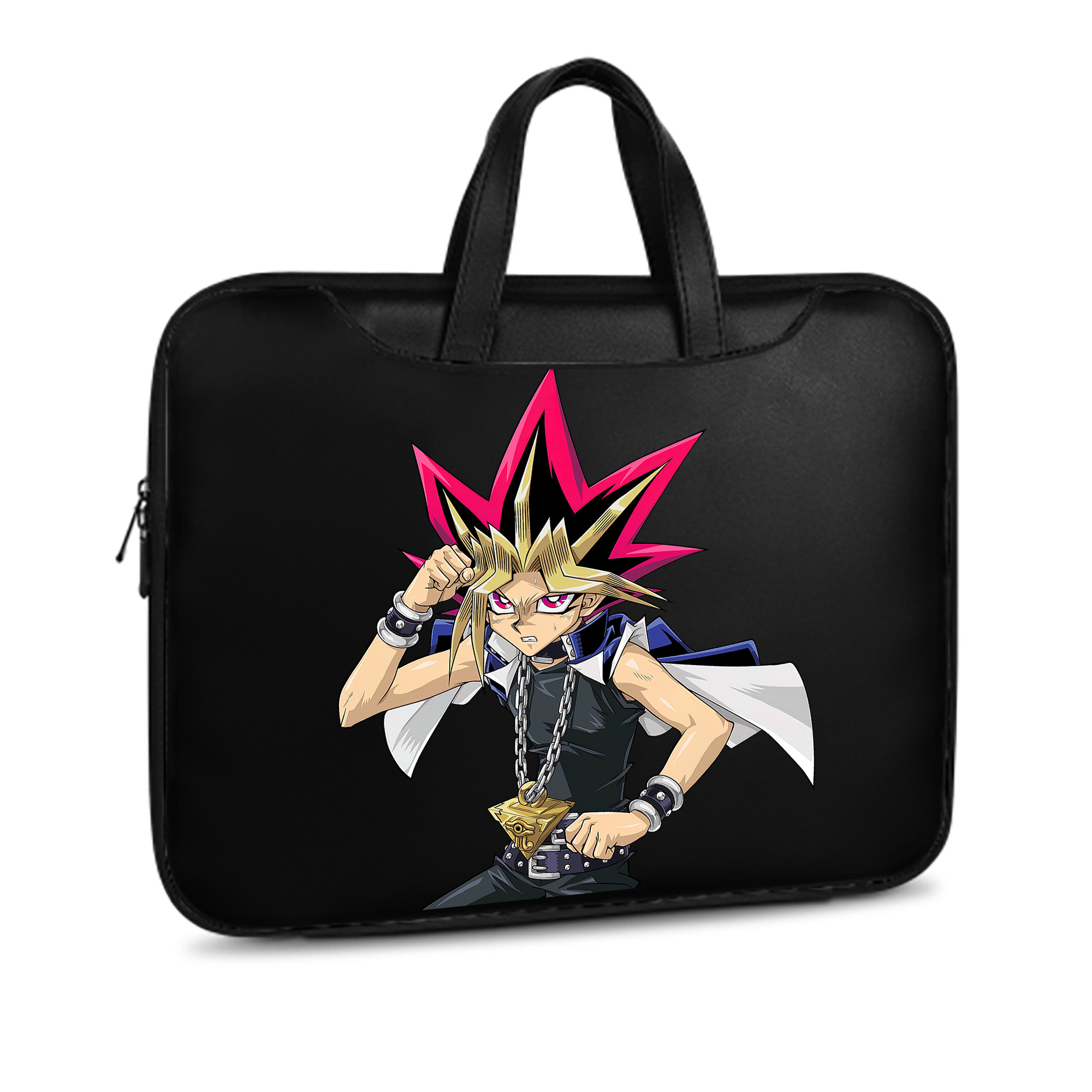 （画像用） 遊☆戯☆王 Yu-Gi-Oh! レザーラップトップバッグ　ノートパソコンケース