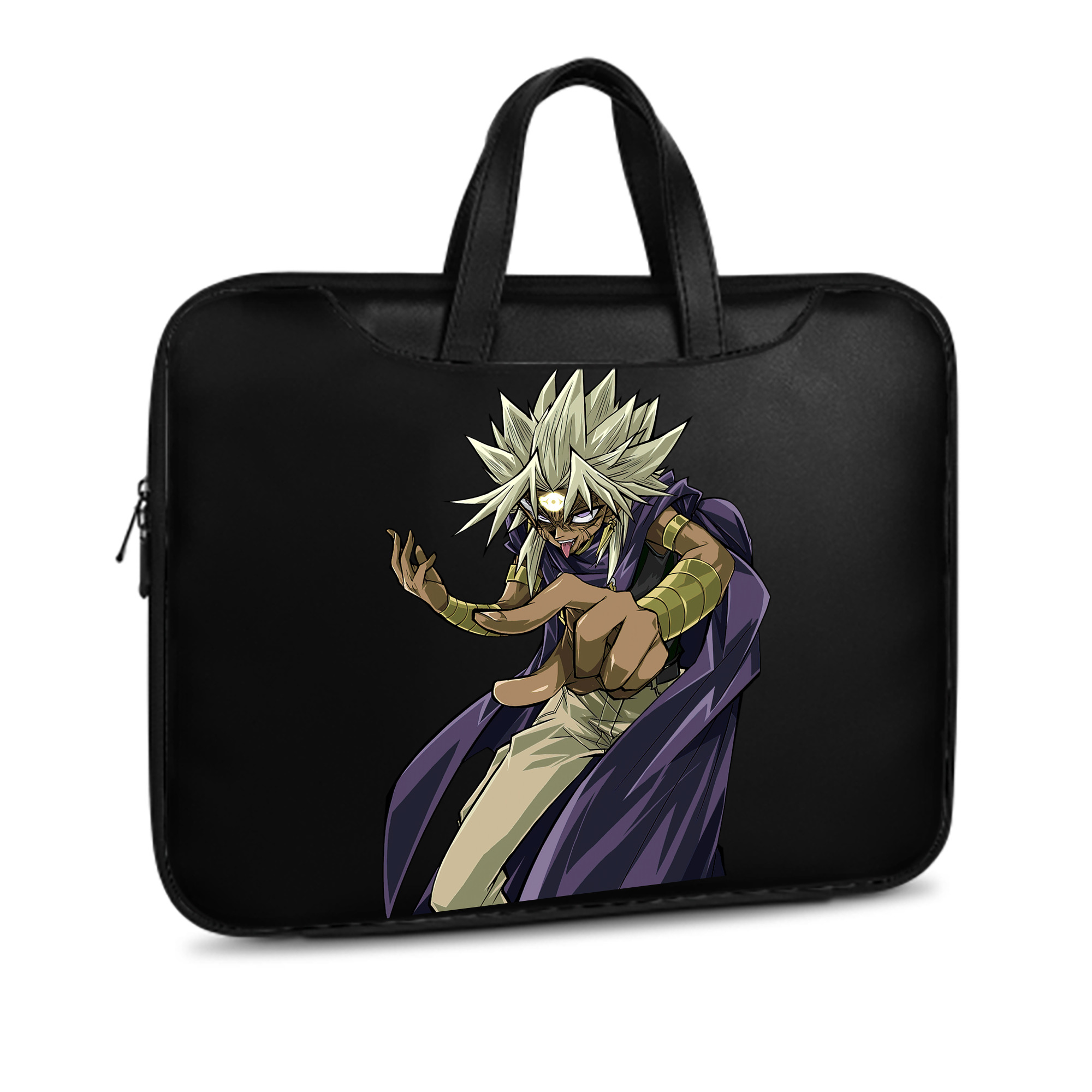 （画像用） 遊☆戯☆王 Yu-Gi-Oh! レザーラップトップバッグ　ノートパソコンケース